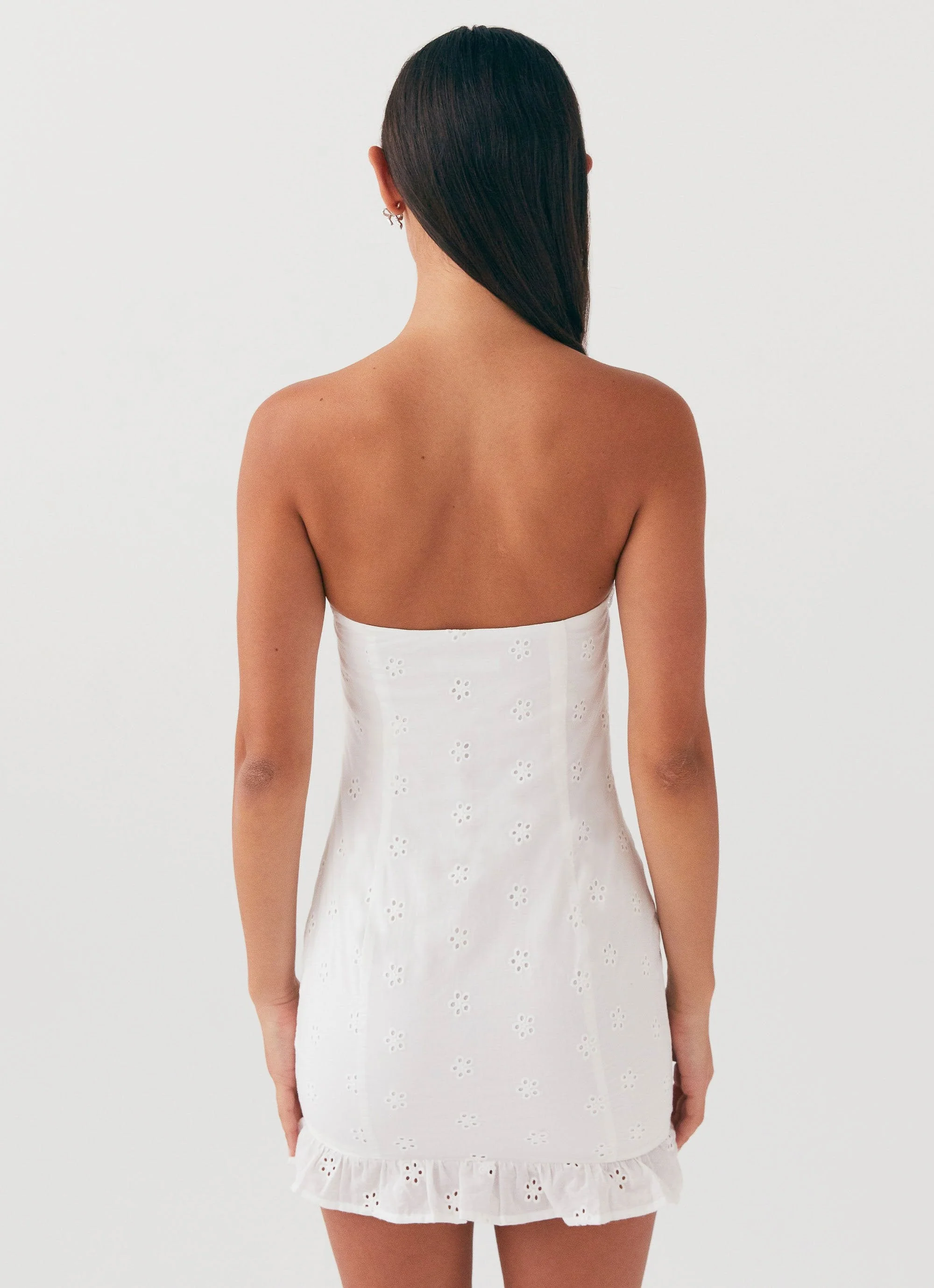 Katana Mini Dress - White - Image 3