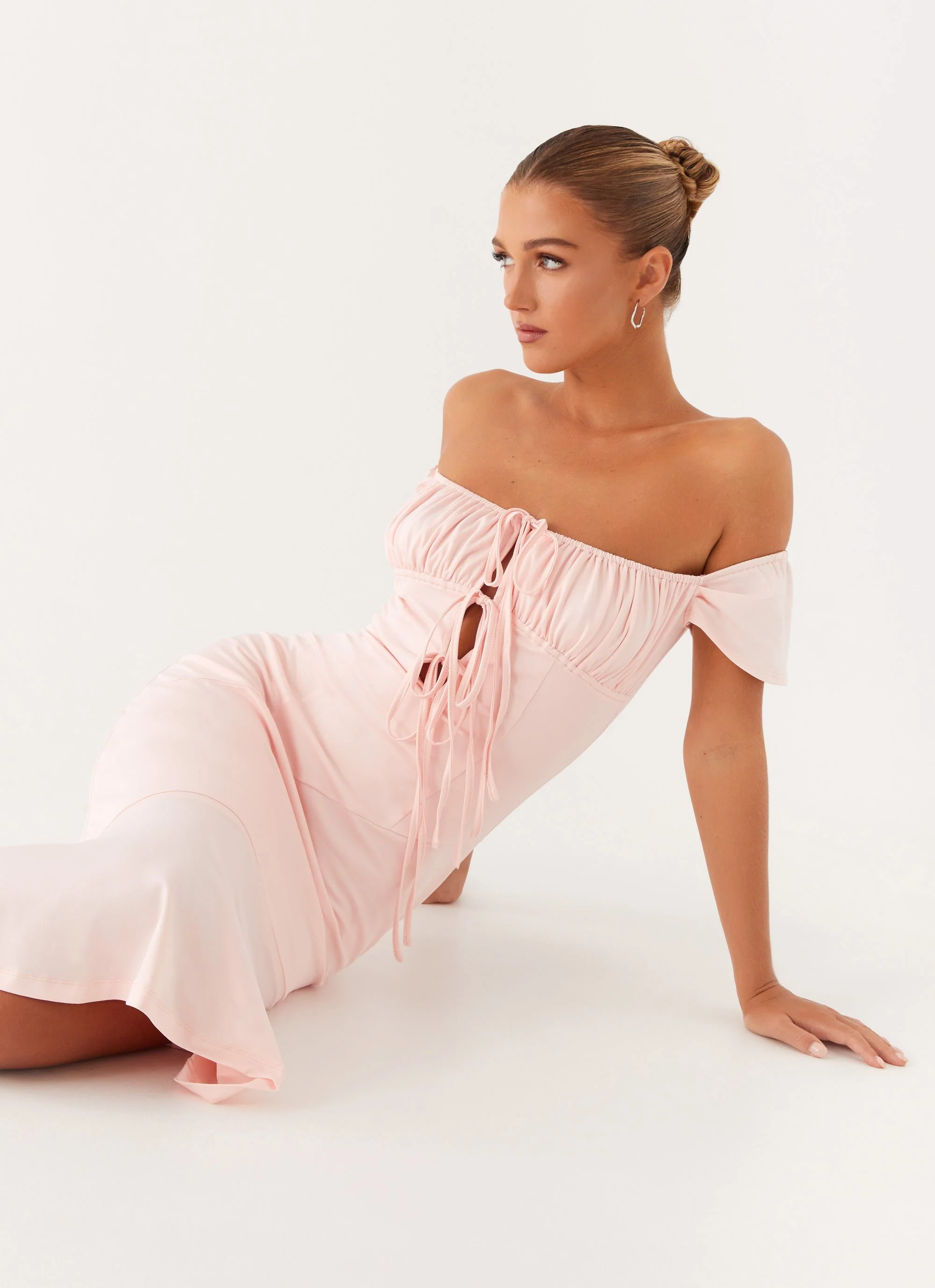 Katherine Midi Dress - Pink - Image 6