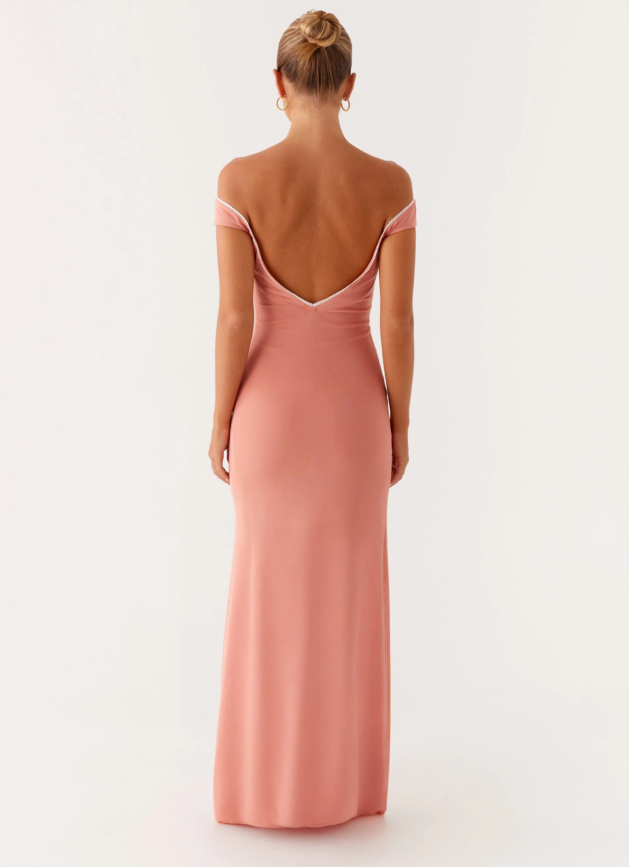 Katiya Maxi Dress - Peach - Image 4