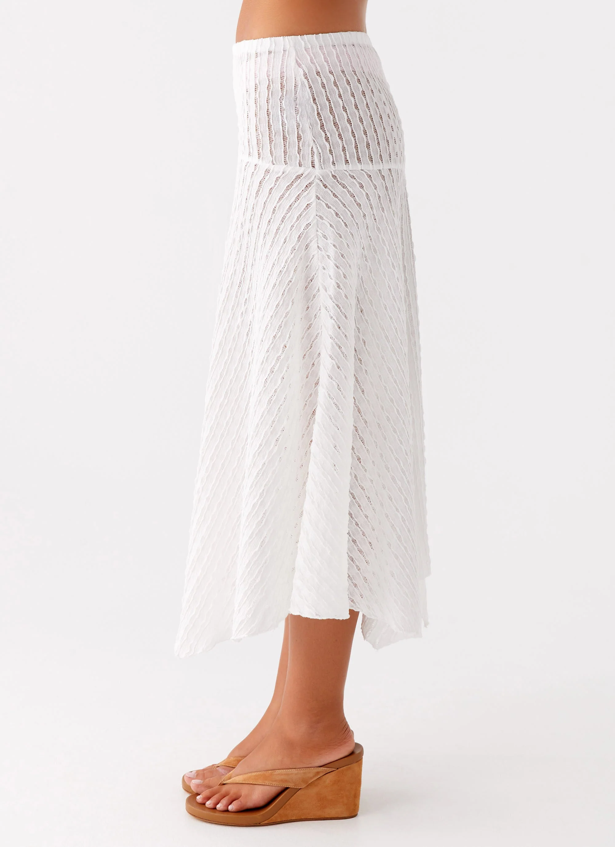Katta Midi Skirt - Ivory - Image 2
