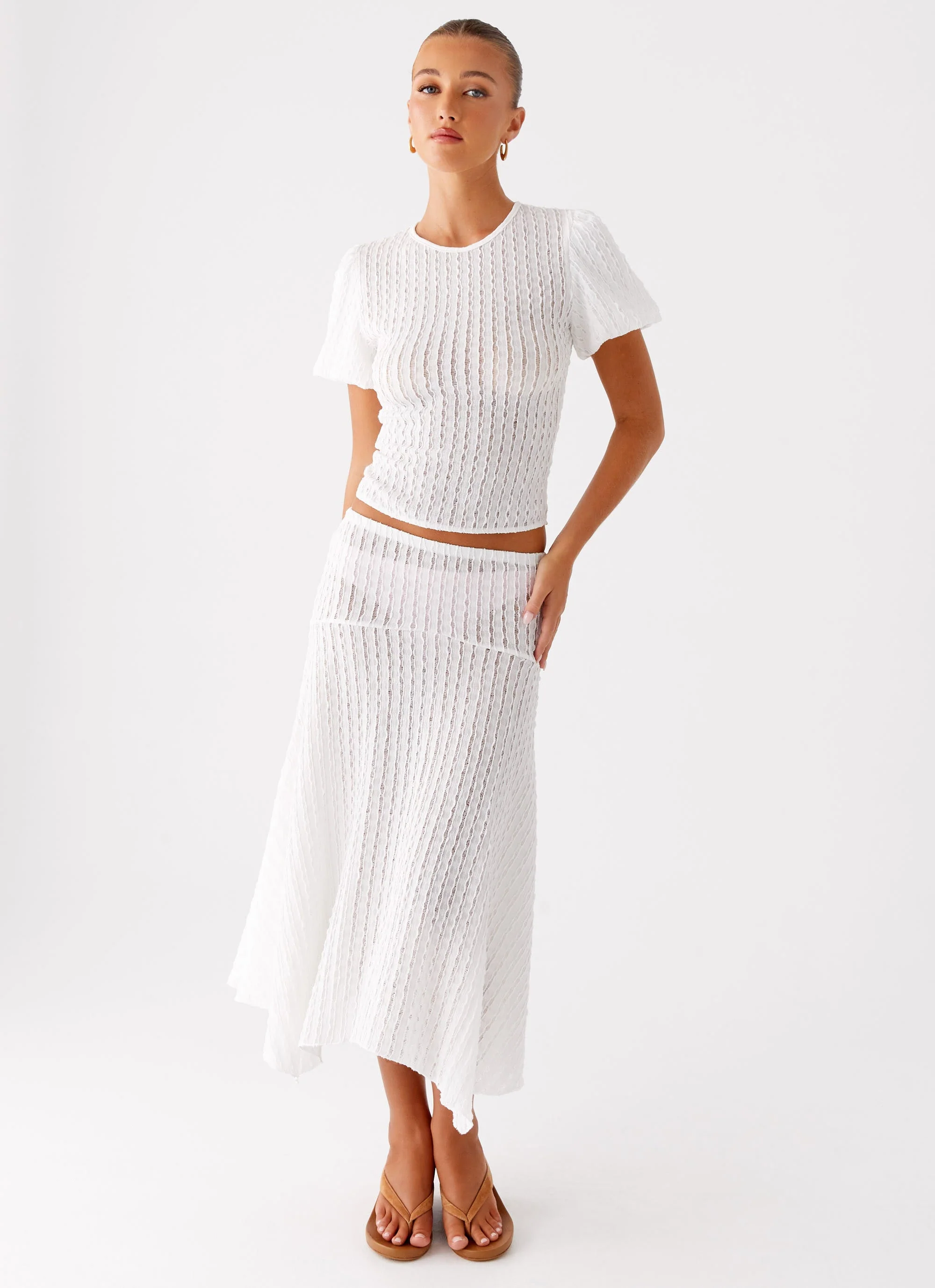Katta Midi Skirt - Ivory - Image 5
