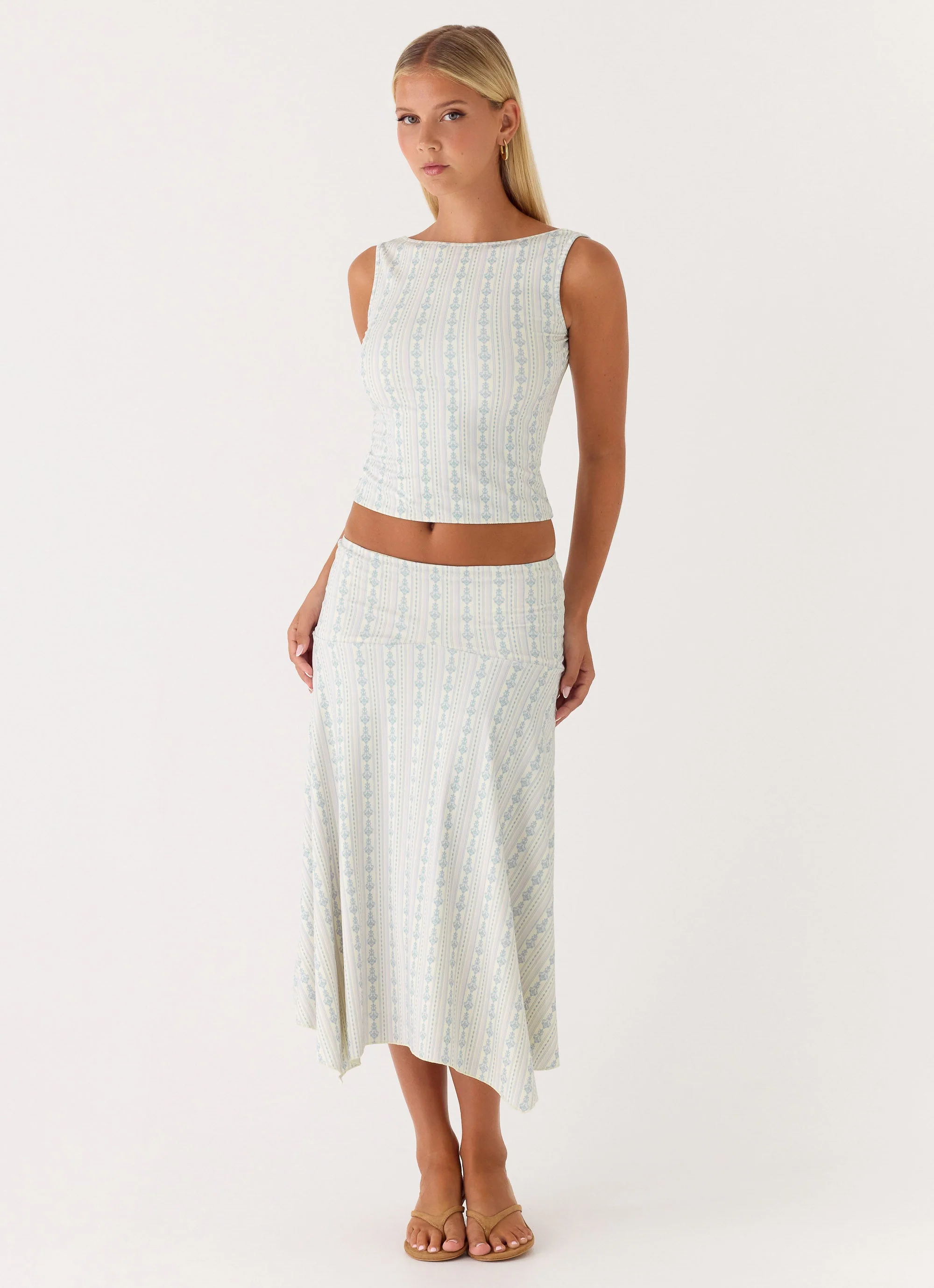 Katta Midi Skirt - Vintage Stripe - Image 6