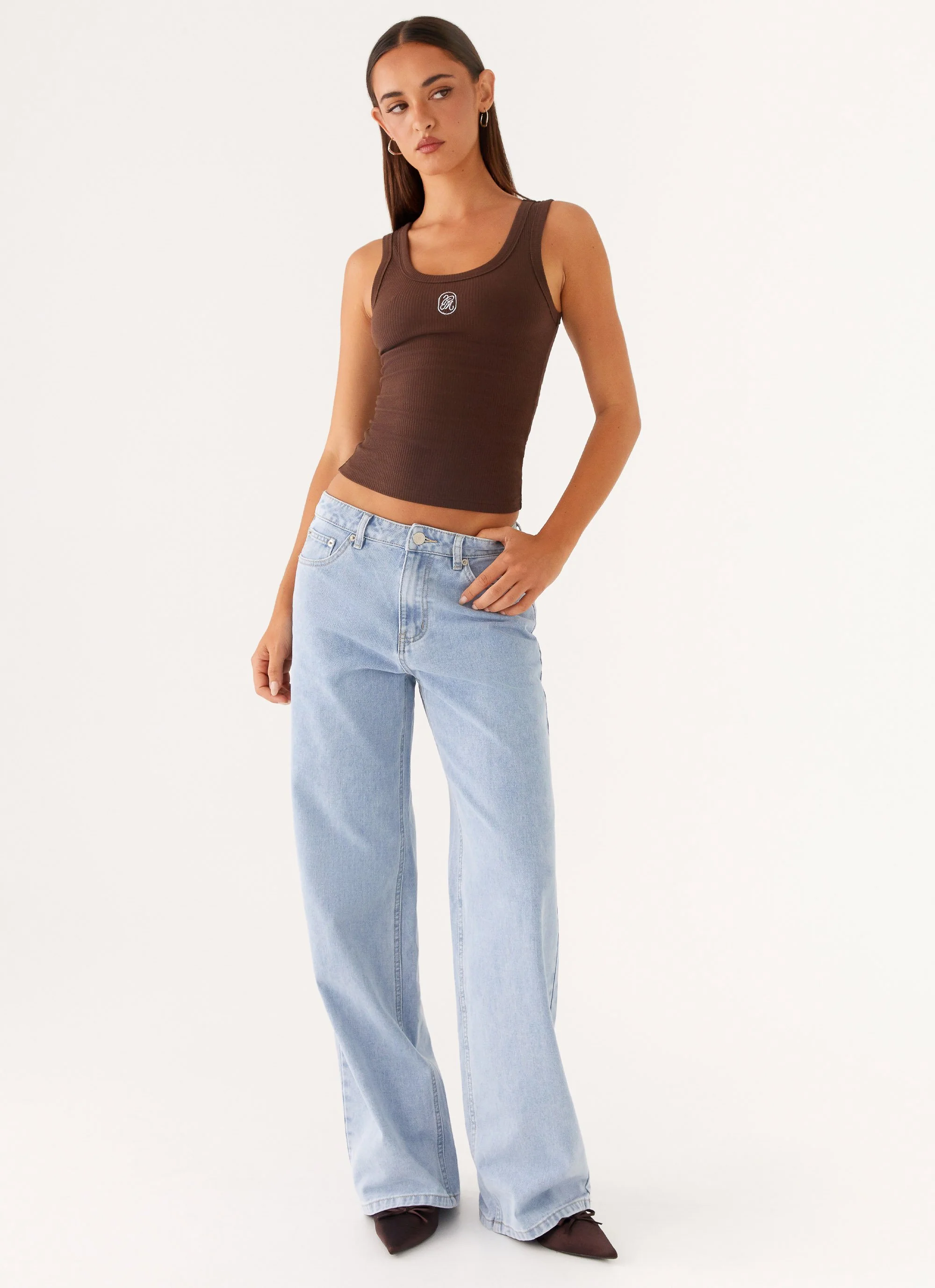 Keanna Low Rise Denim Jeans - Sky - Image 6