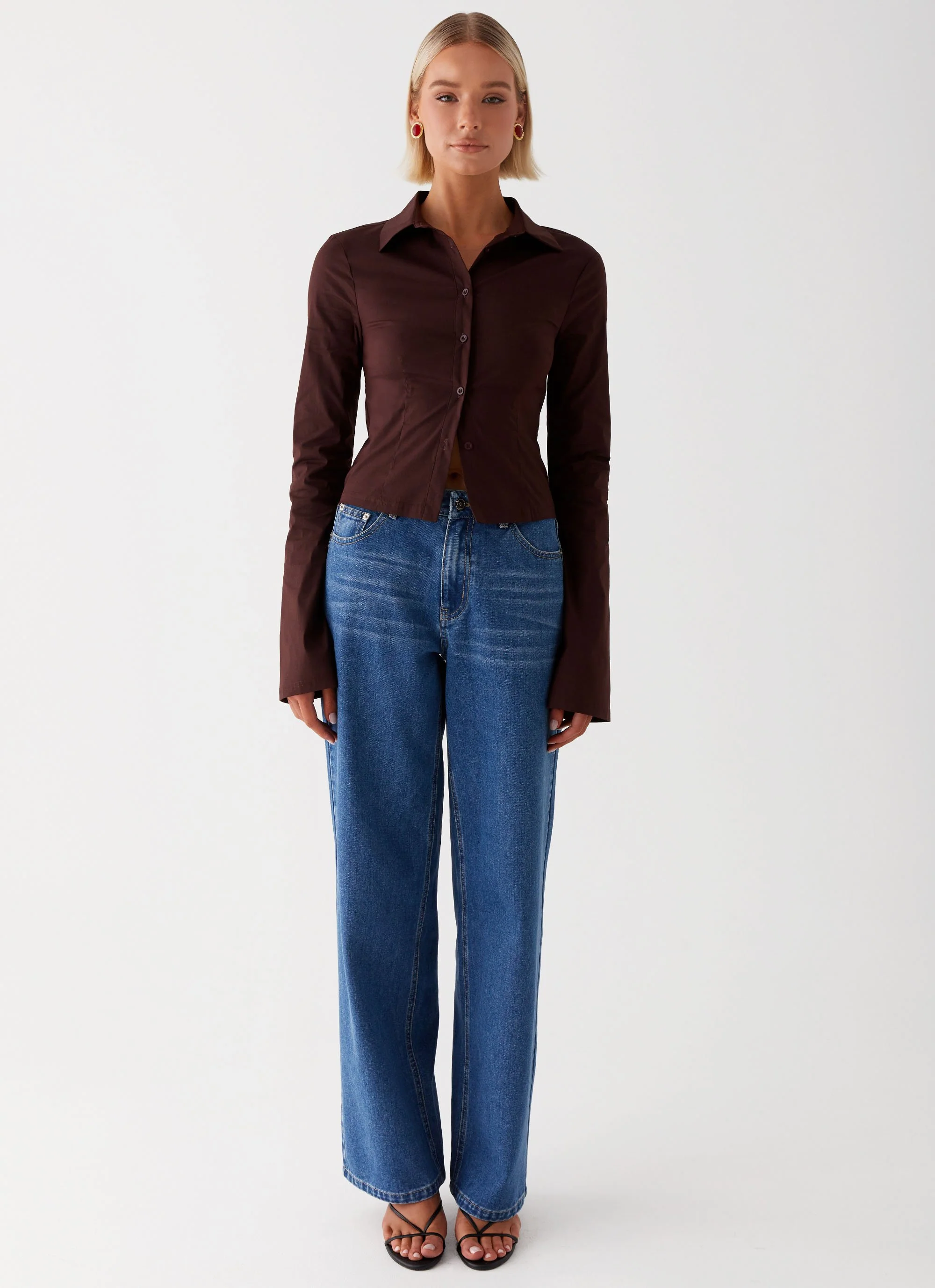 Keanna Low Rise Jeans - Indigo - Image 2