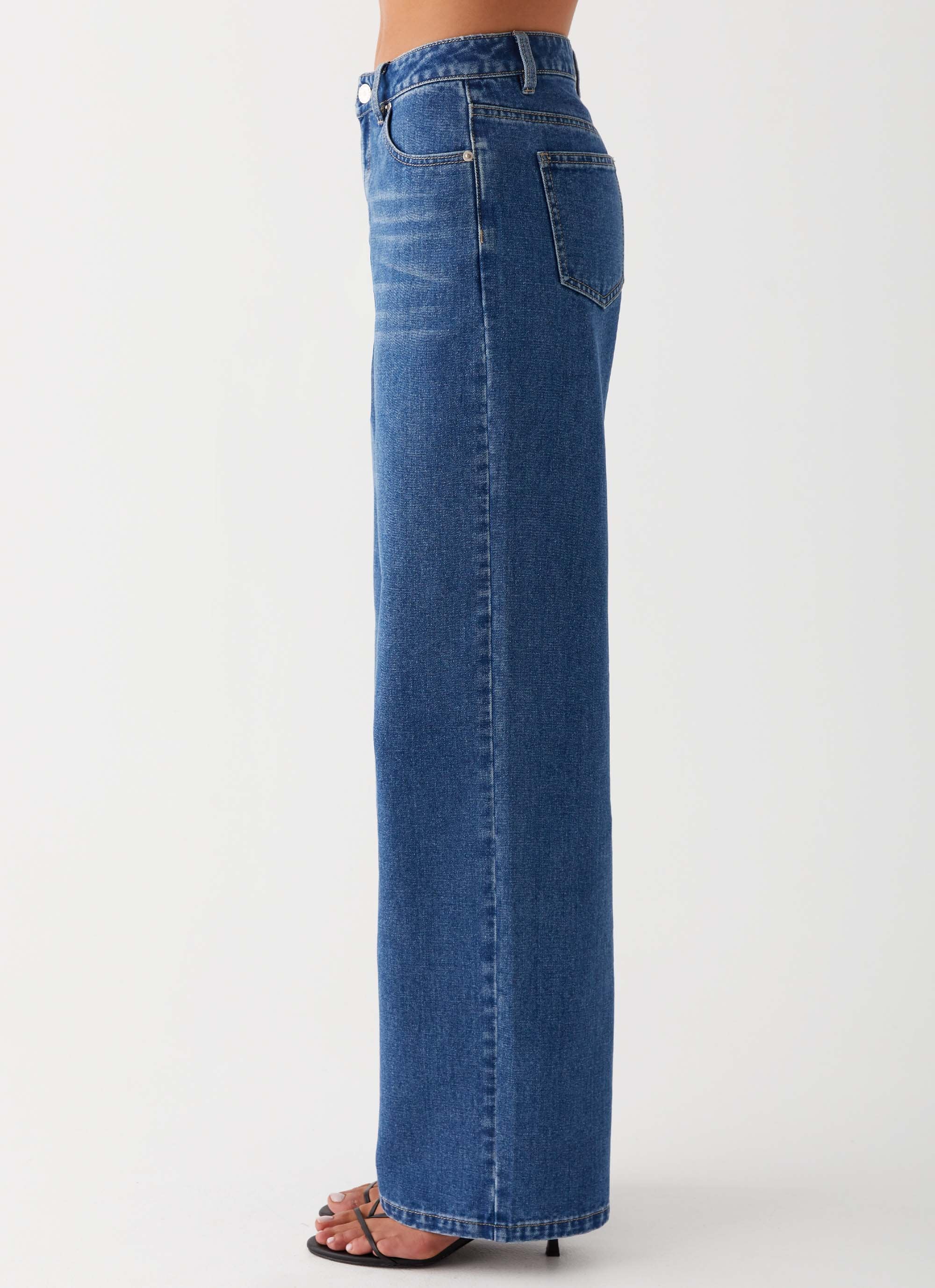 Keanna Low Rise Jeans - Indigo - Image 3