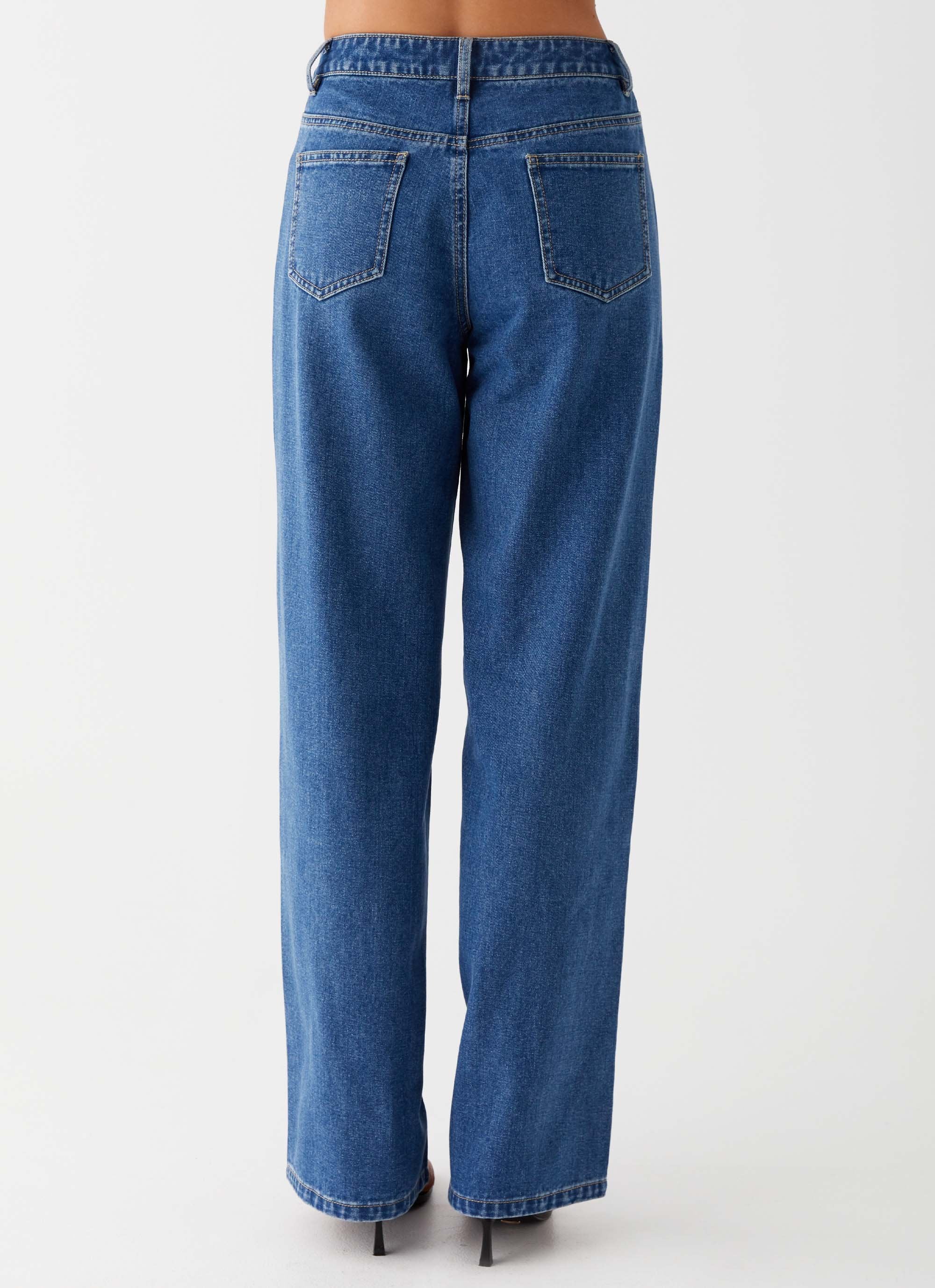 Keanna Low Rise Jeans - Indigo - Image 4