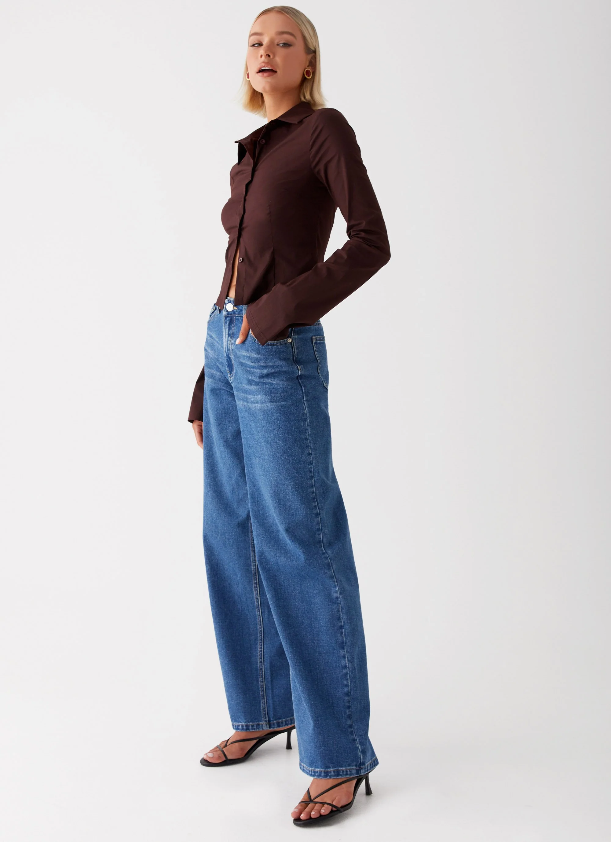 Keanna Low Rise Jeans - Indigo - Image 6