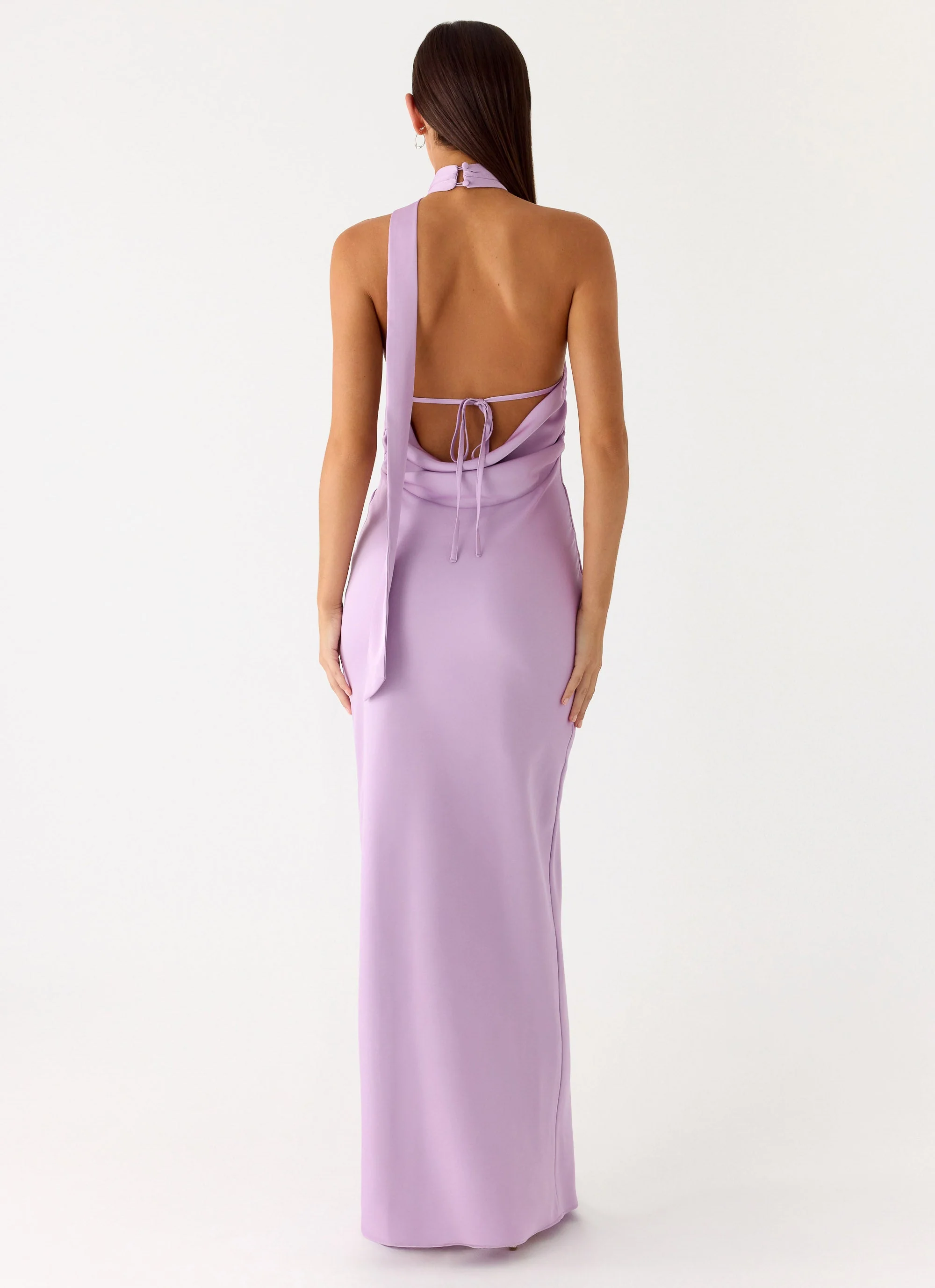 Keena Scarf Maxi Dress - Lavender - Image 4