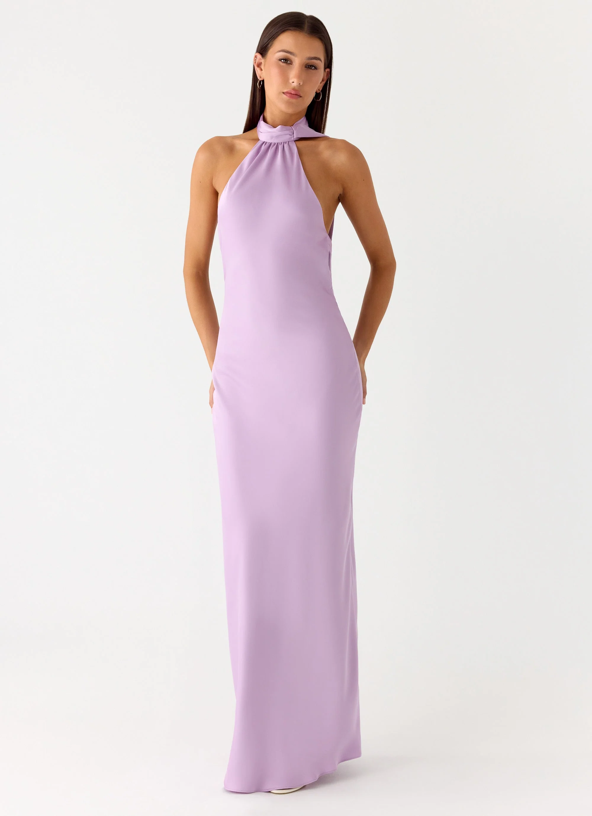 Keena Scarf Maxi Dress - Lavender - Image 5
