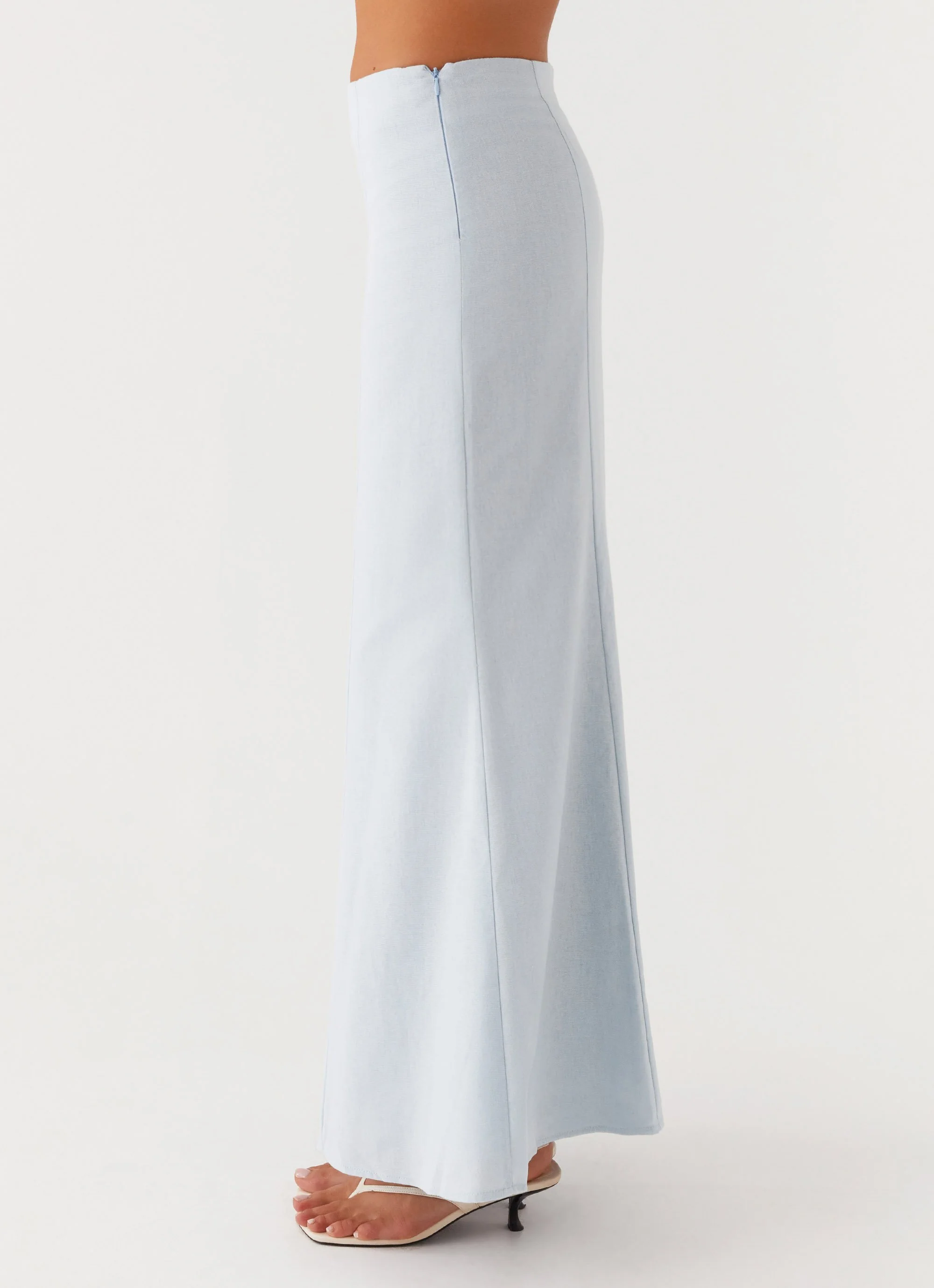 Keep Moving Maxi Skirt - Blue - Image 4