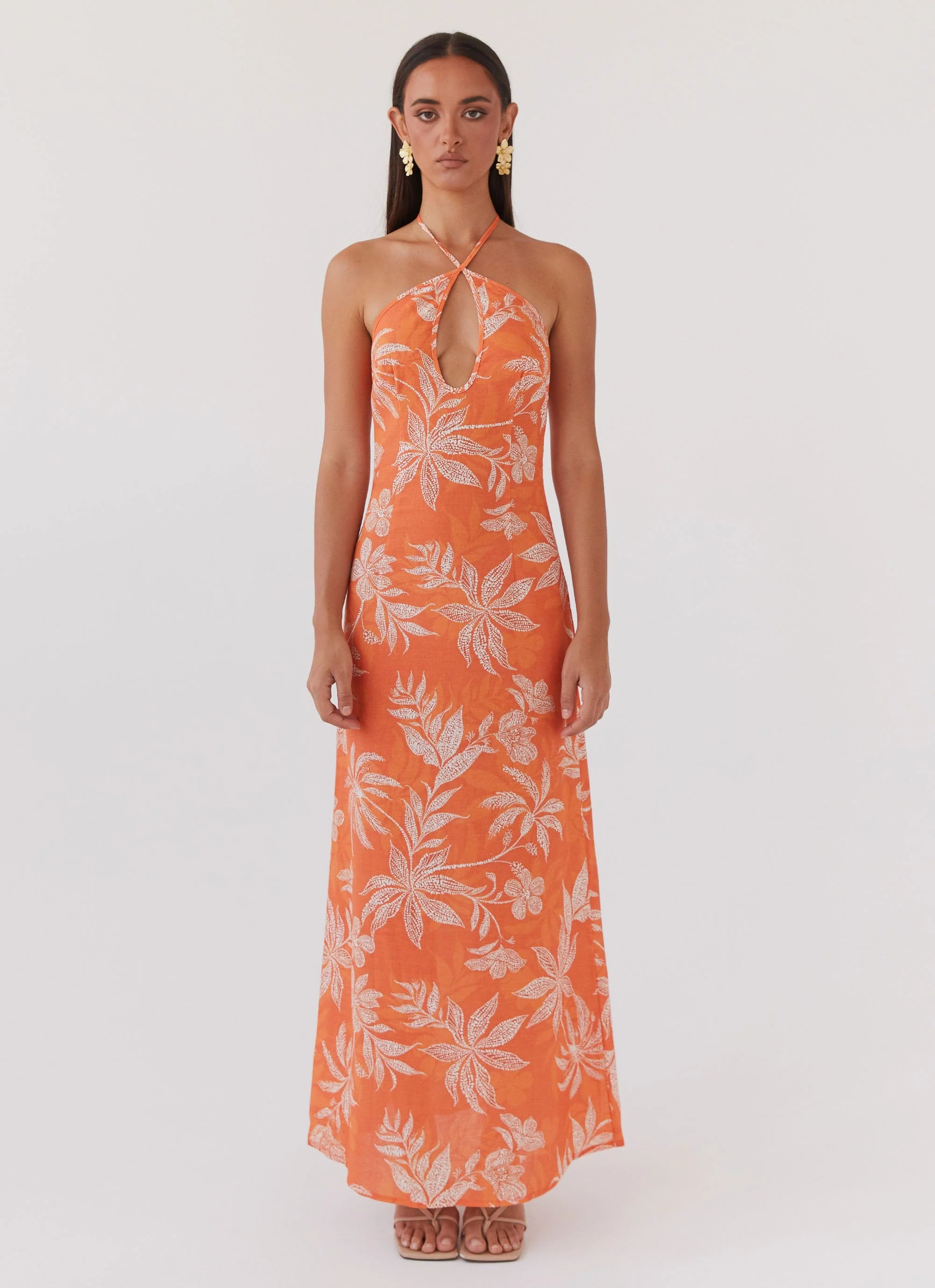 Keliegh Linen Maxi Dress - Tropic Sunset - Image 2
