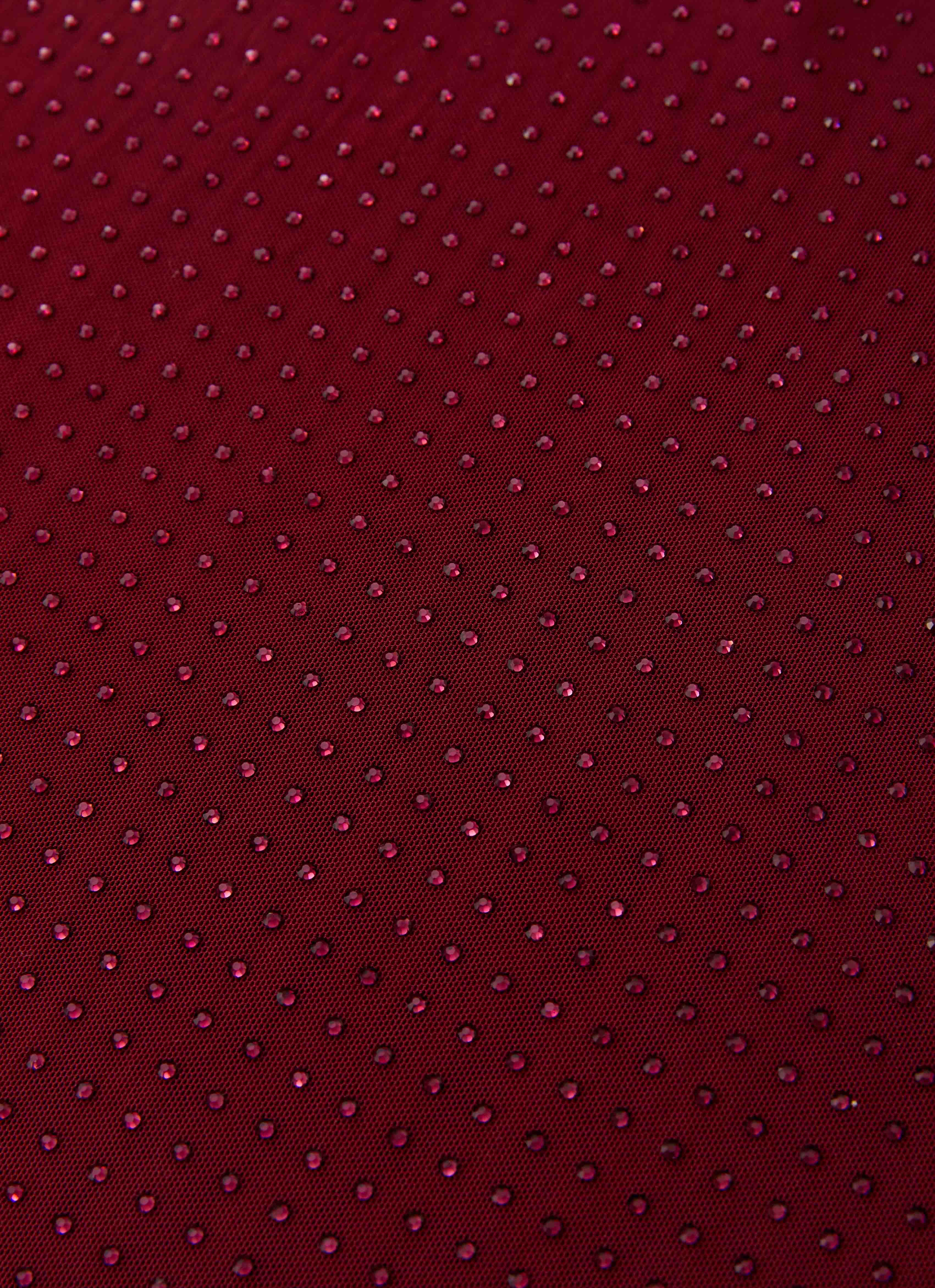 Keliese Beaded Maxi Dress - Burgundy - Image 8