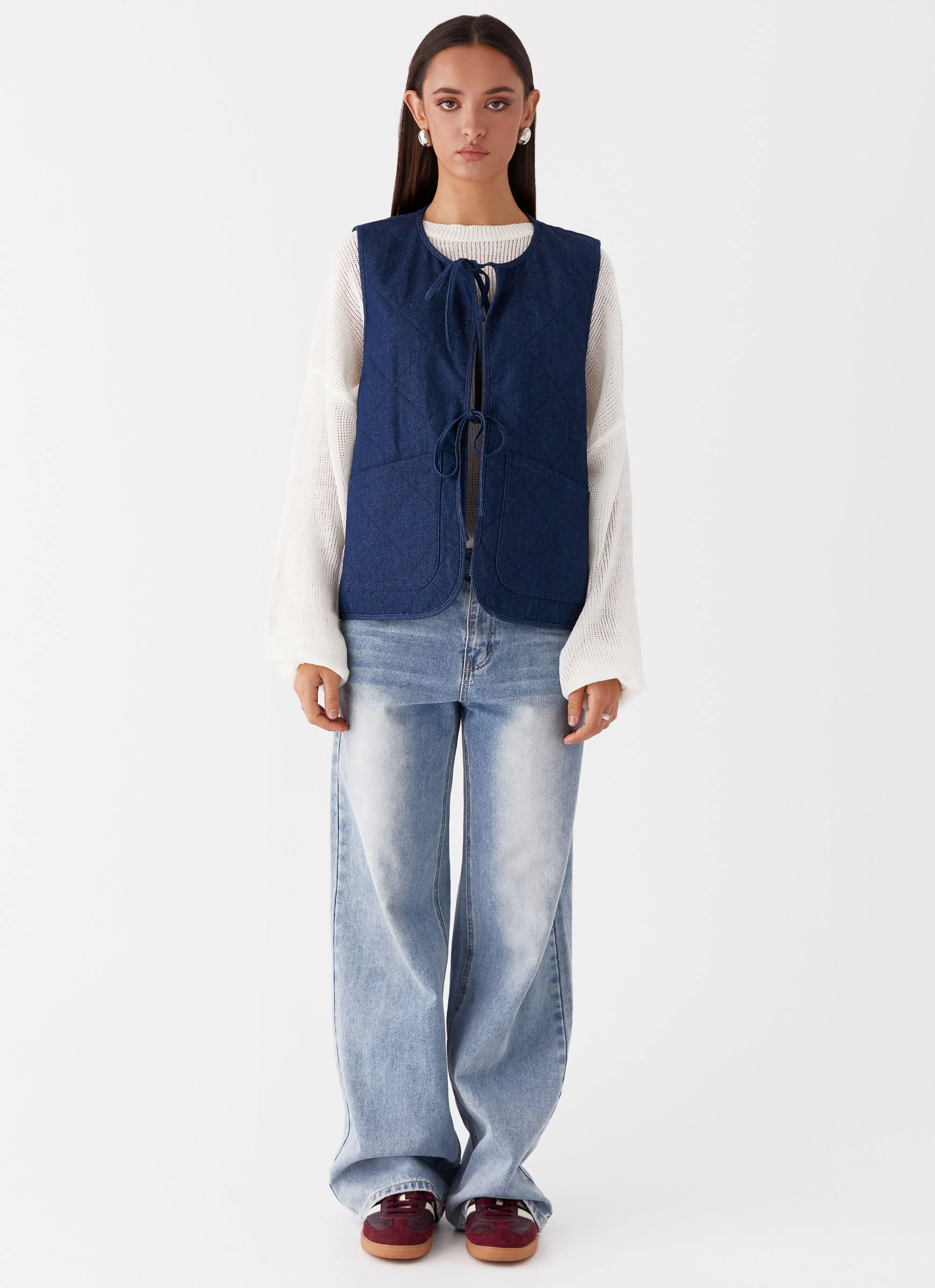 Kennedy Denim Vest - Indigo - Image 3