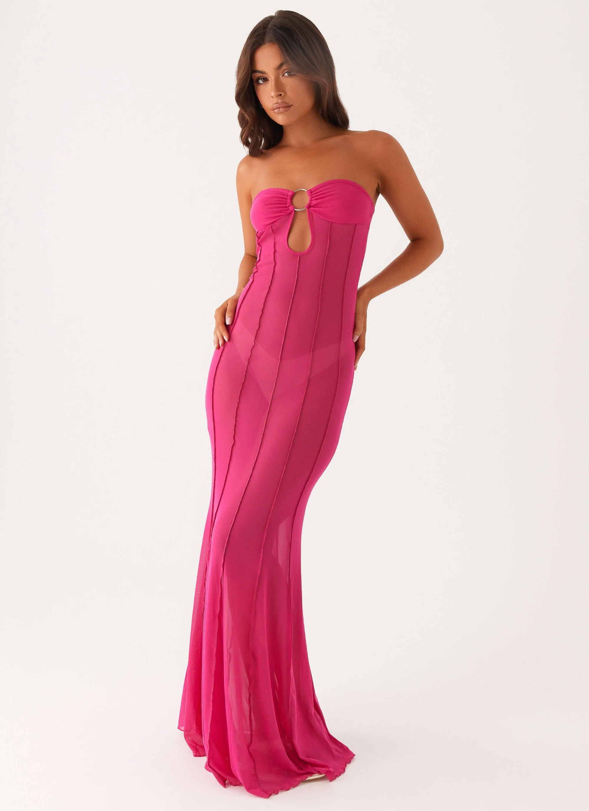 Kennedy Maxi Dress - Fuchsia - Image 5
