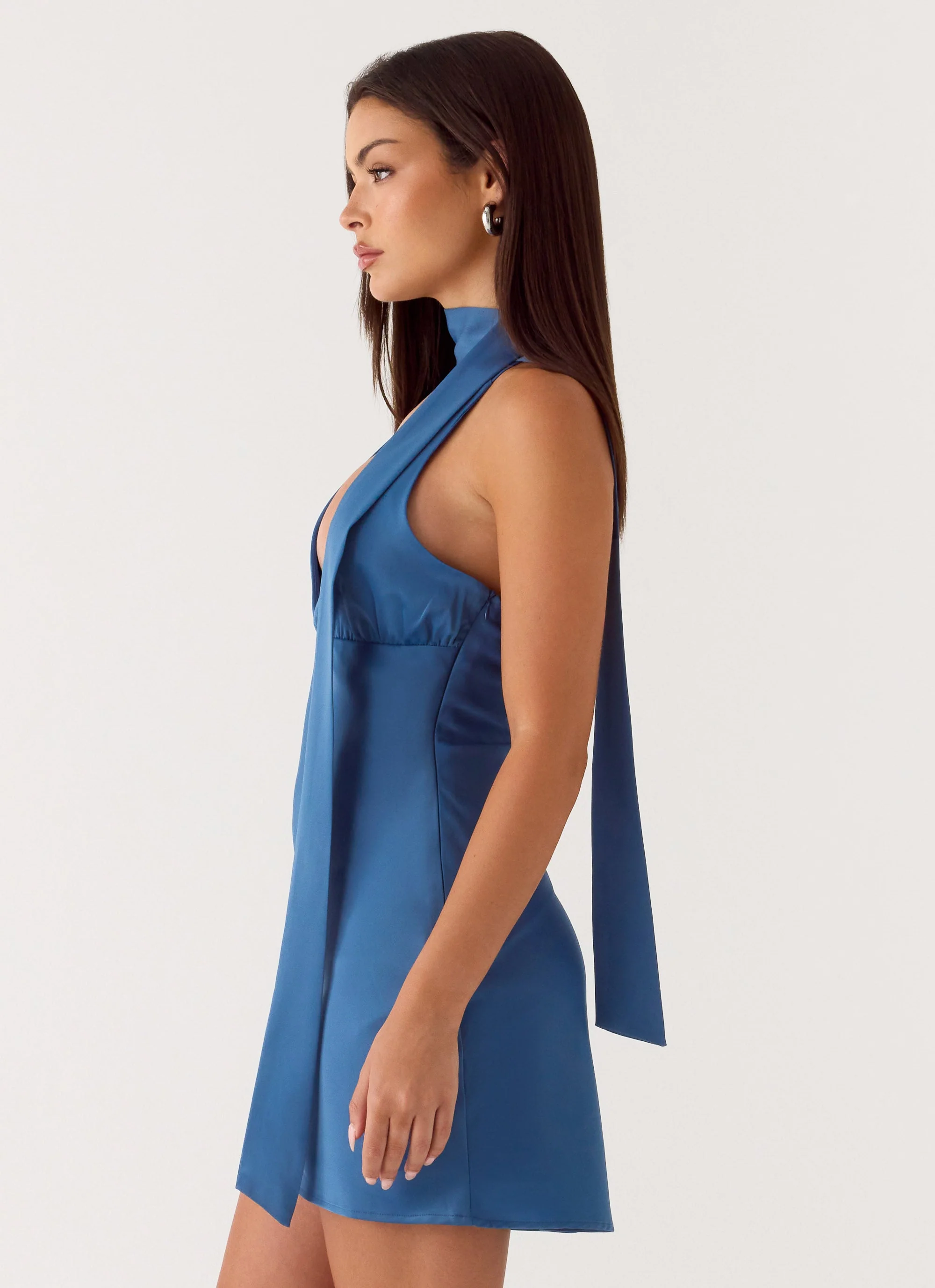 Kennee Mini Dress - Washed Navy - Image 4