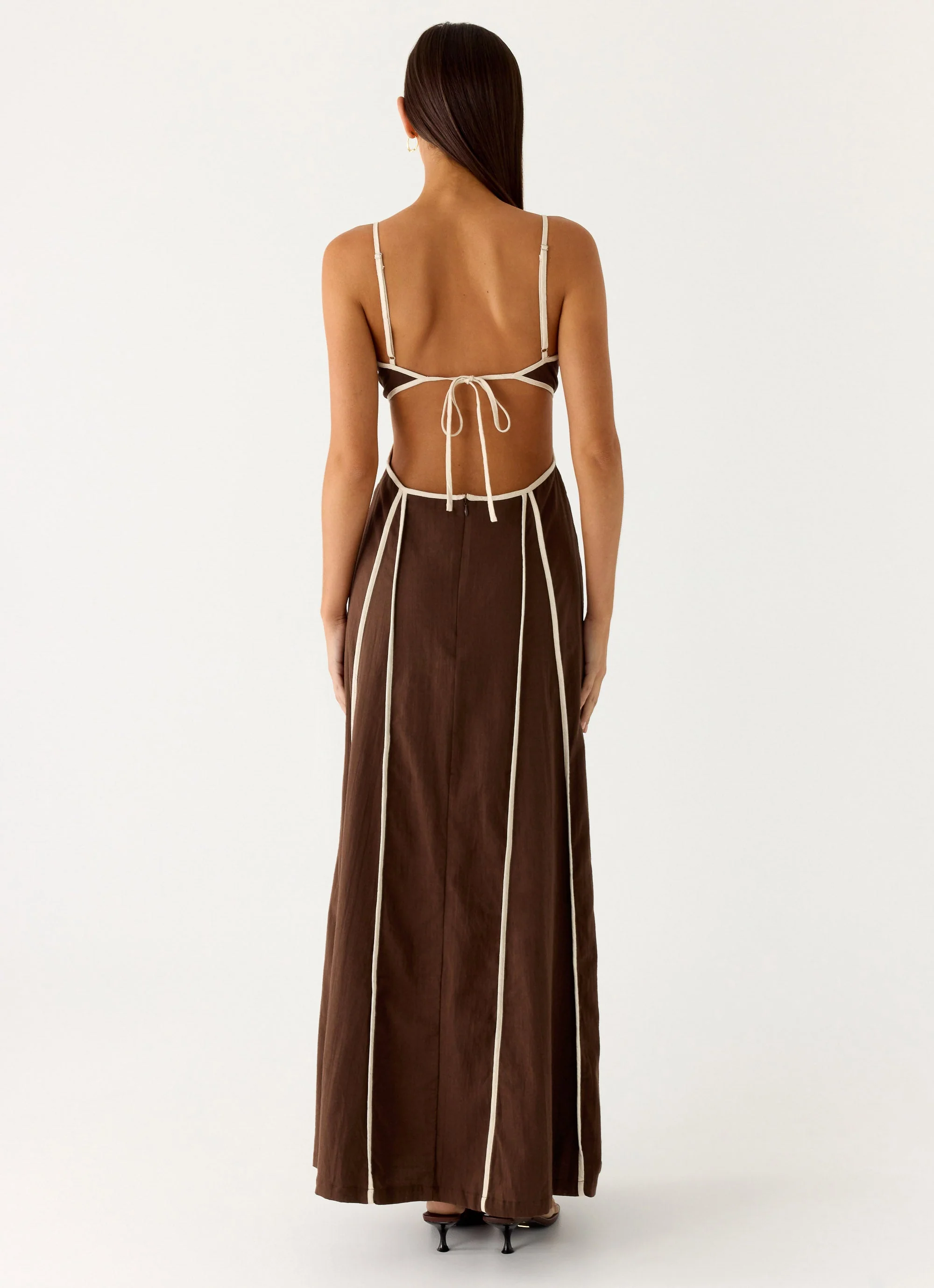 Kerli Maxi Dress - Cool Chocolate - Image 4