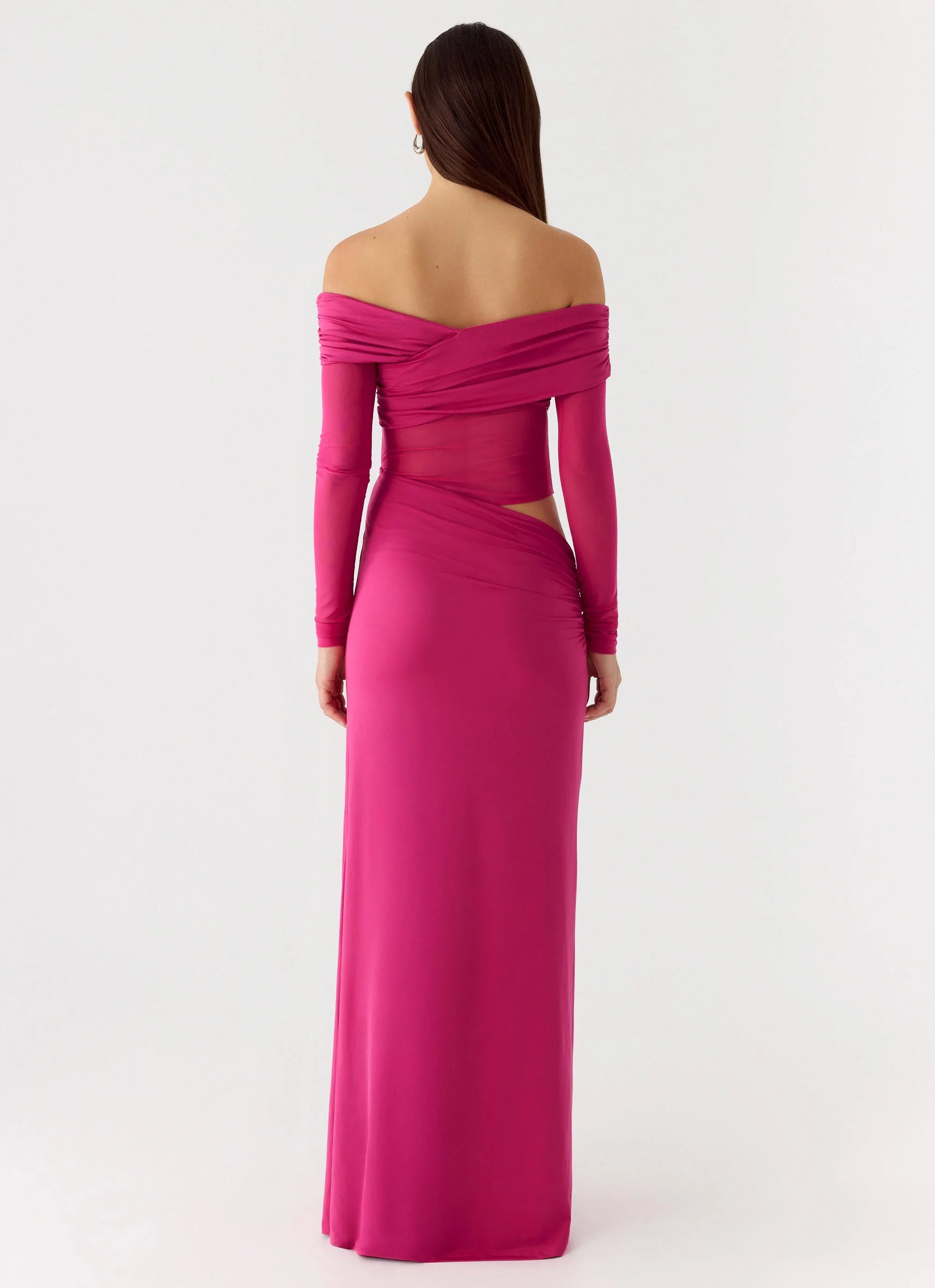 Kerli Maxi Dress - Fuchsia - Image 3
