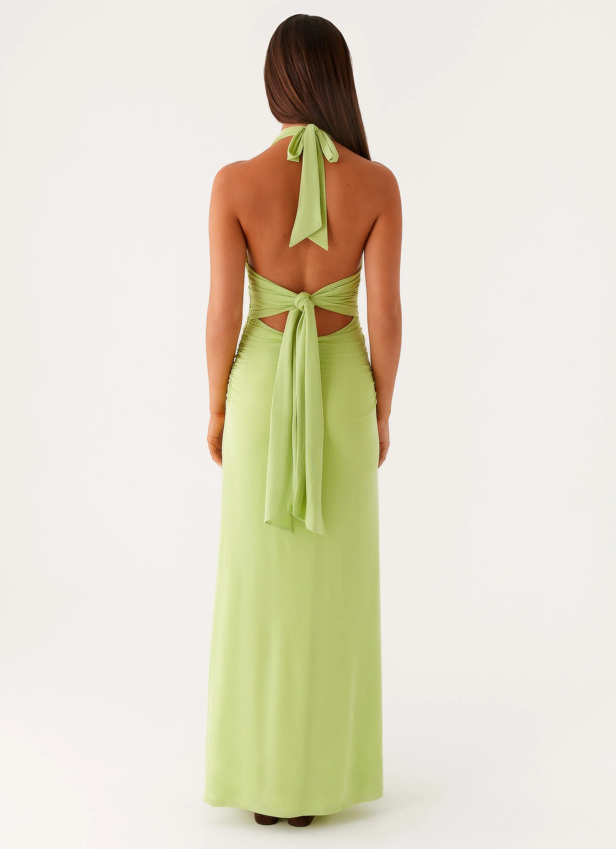 Kerrie Maxi Dress - Lime - Image 3