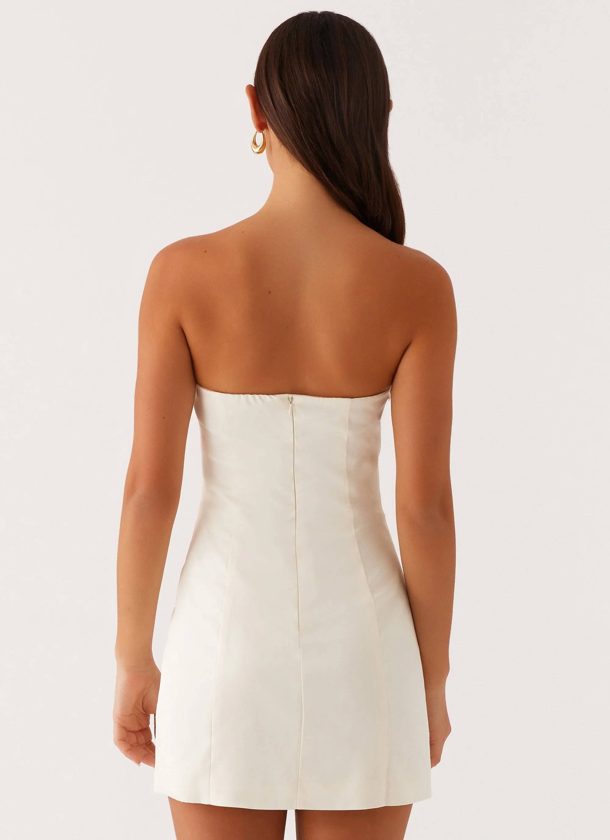 Kessie Mini Dress - Ivory - Image 2
