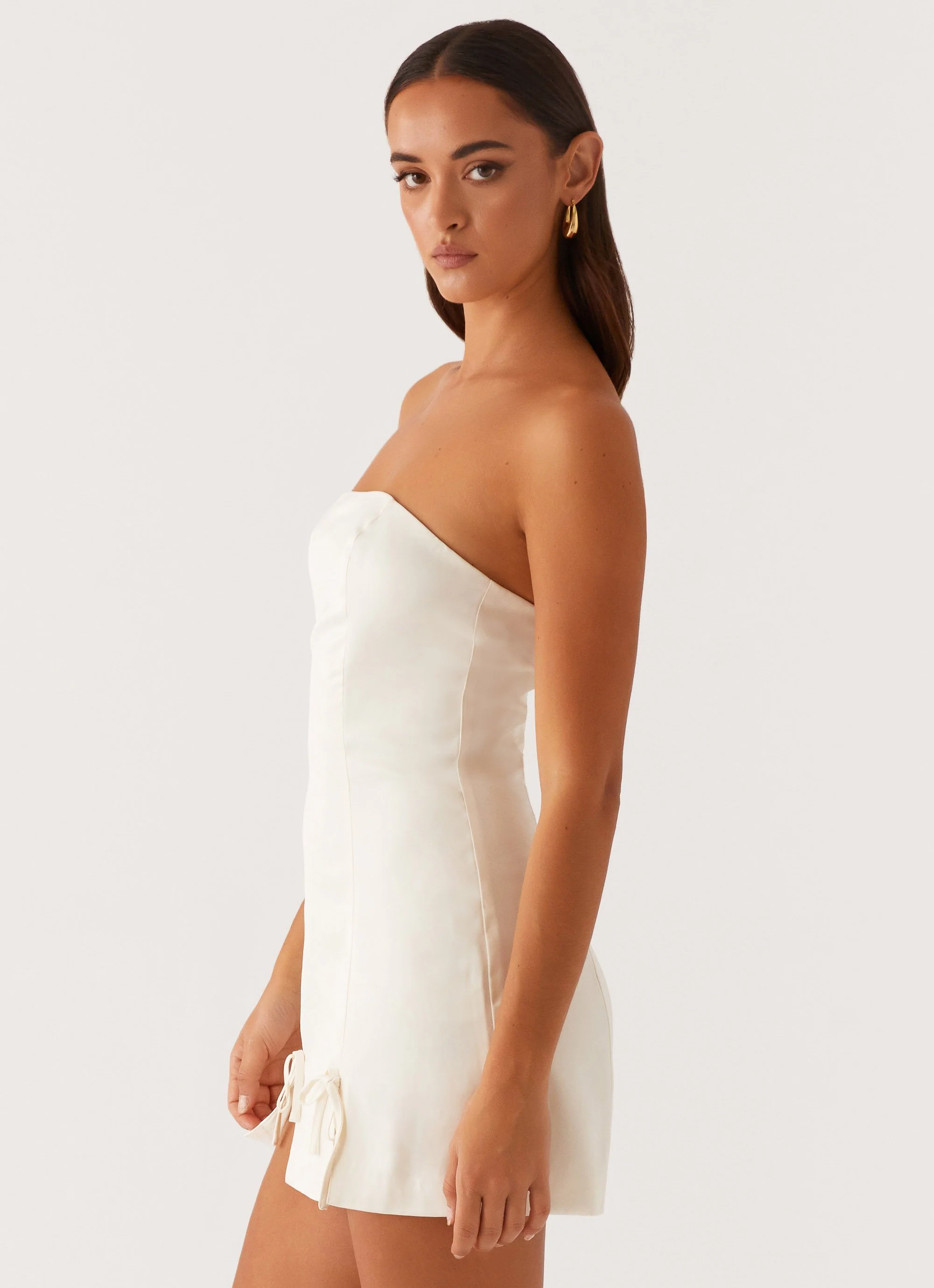 Kessie Mini Dress - Ivory - Image 4