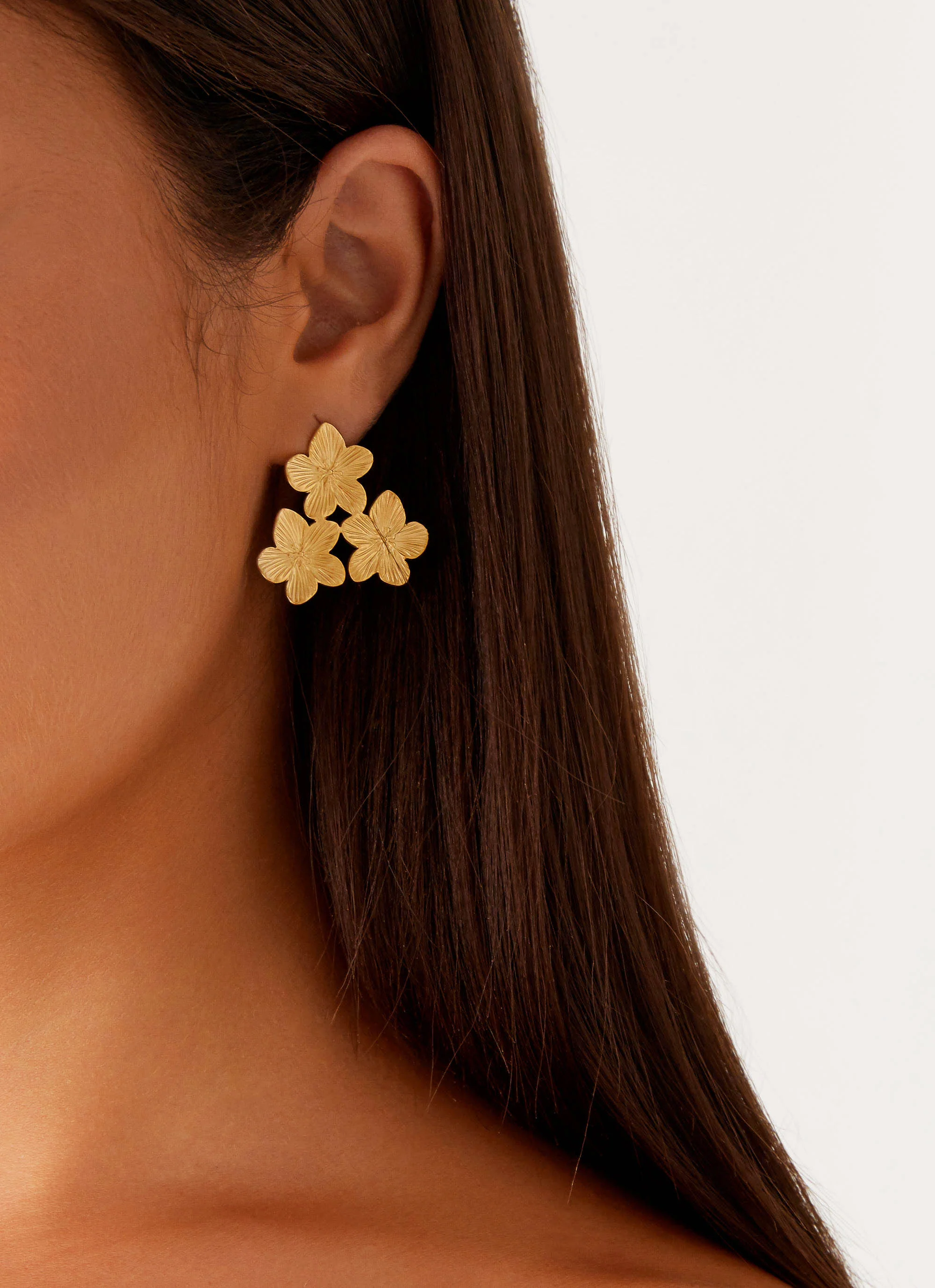 Kiana Earrings - Gold - Image 2