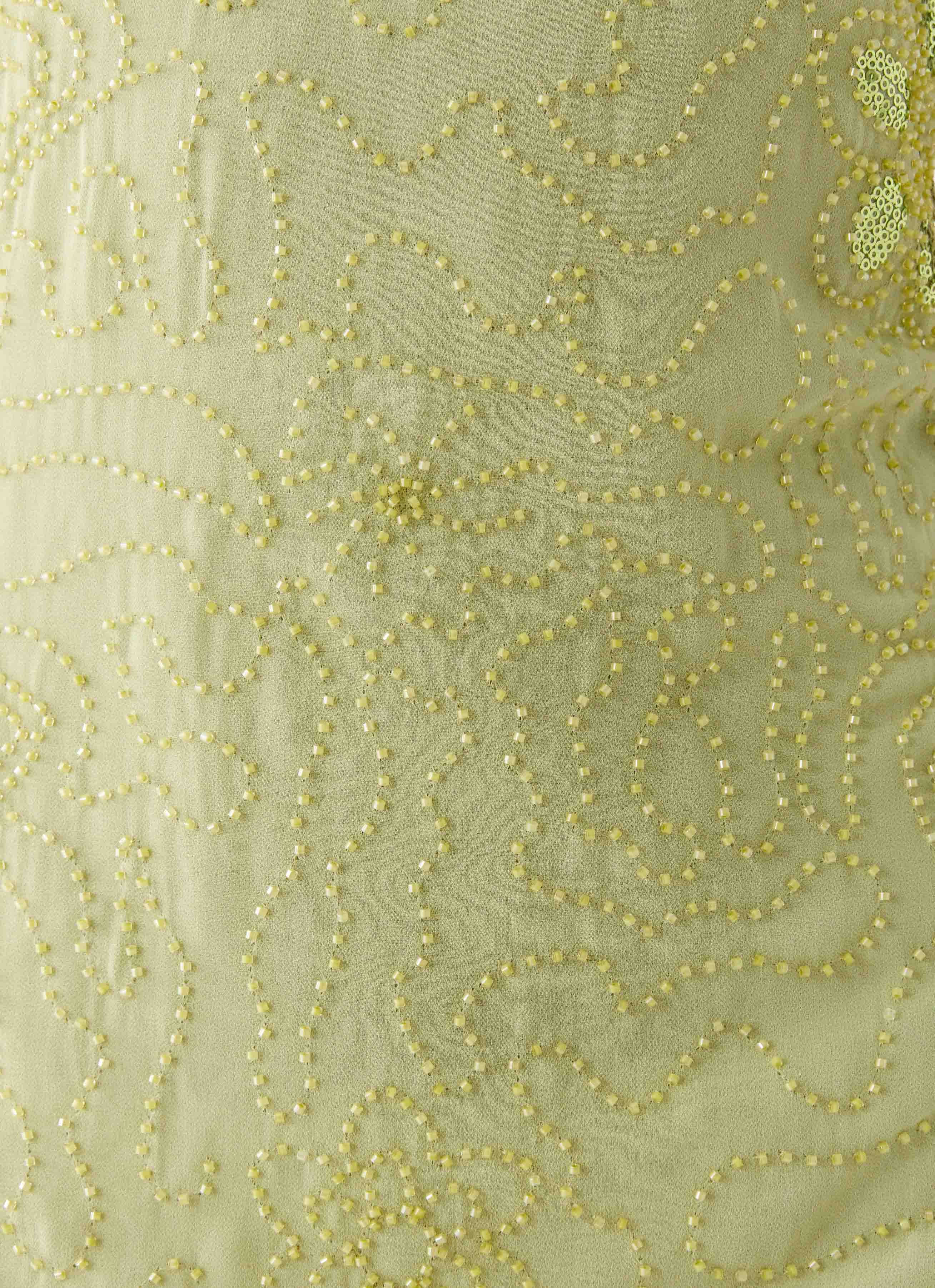 Kiara Beaded Mini Dress - Mint - Image 6