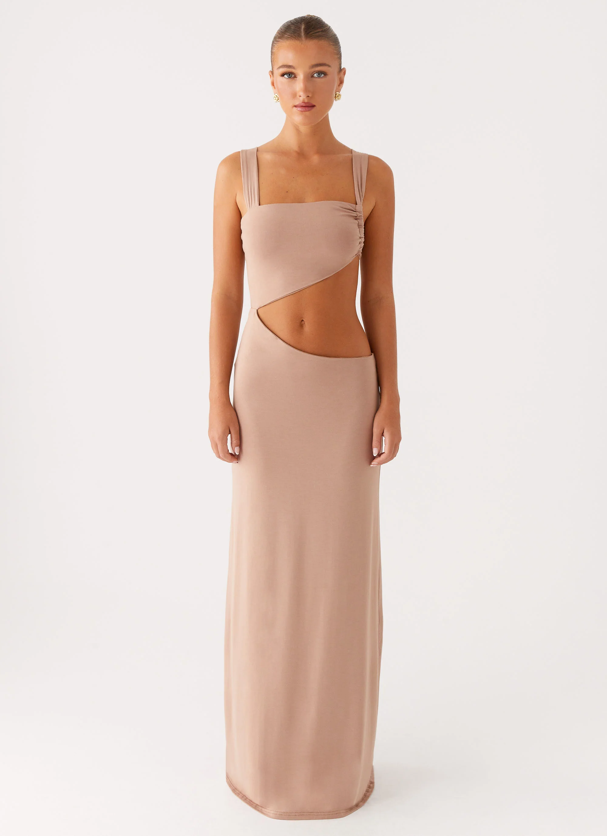 Kika Maxi Dress - Beige - Image 2