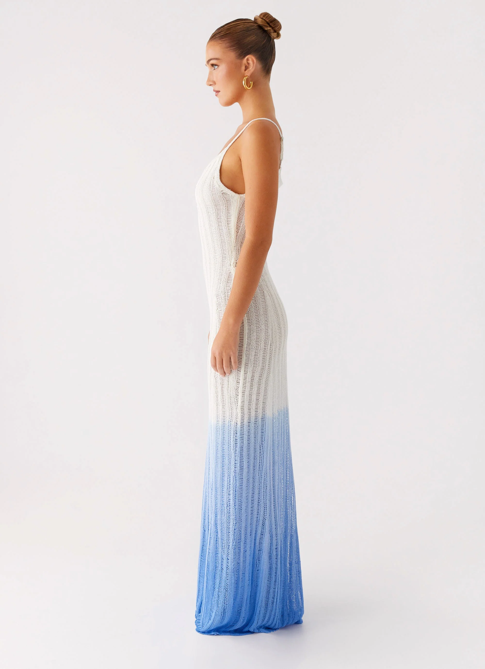 Kiki Maxi Dress - Ombre Blue - Image 3