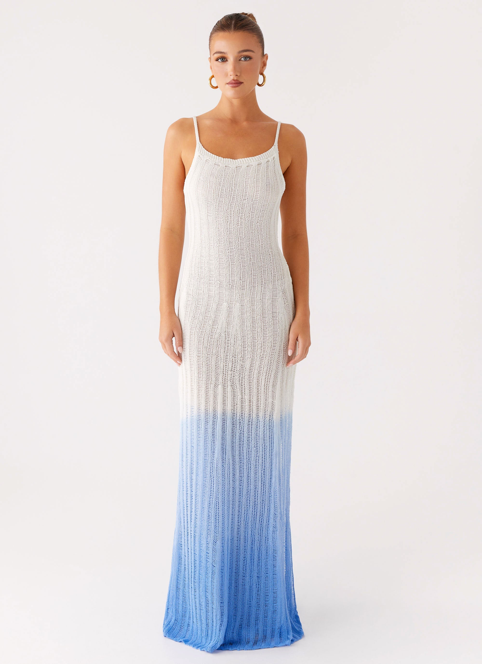 Kiki Maxi Dress - Ombre Blue - Image 4