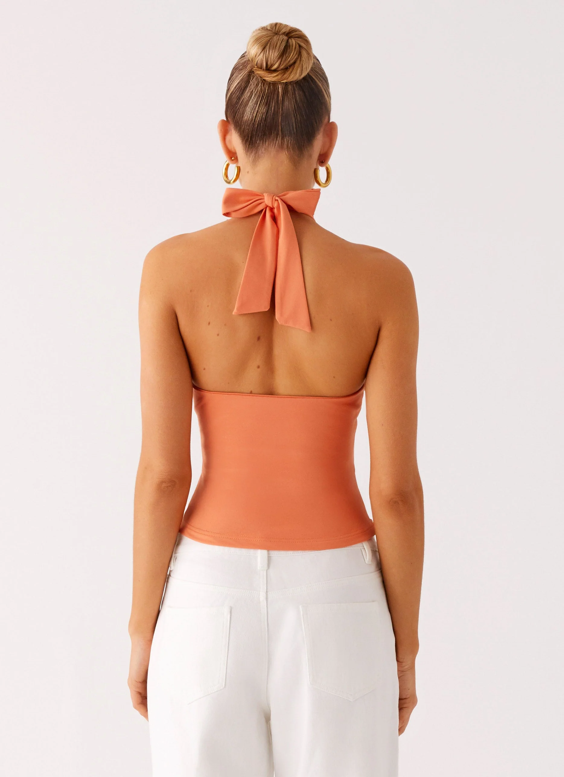 Kirra Halter Top - Peach - Image 4