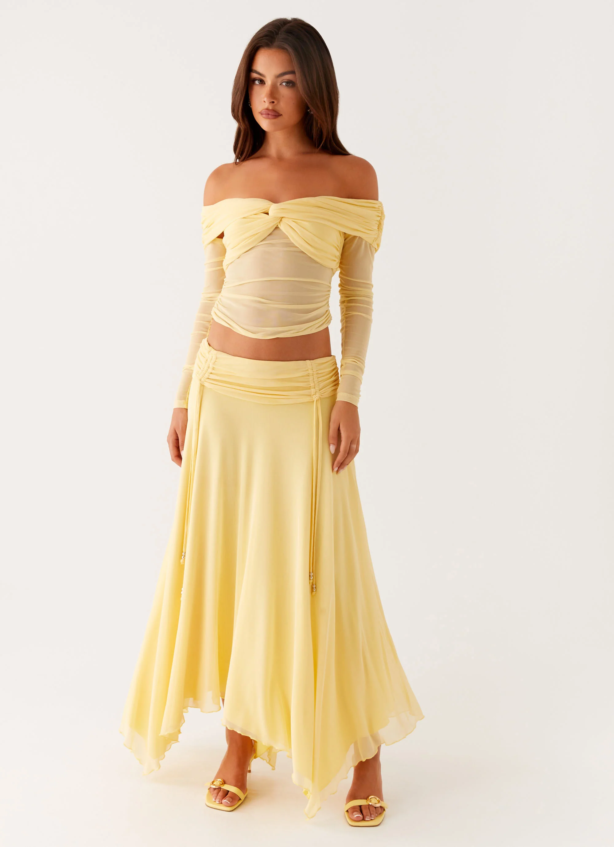 Kirrabilli Midi Skirt - Yellow - Image 8
