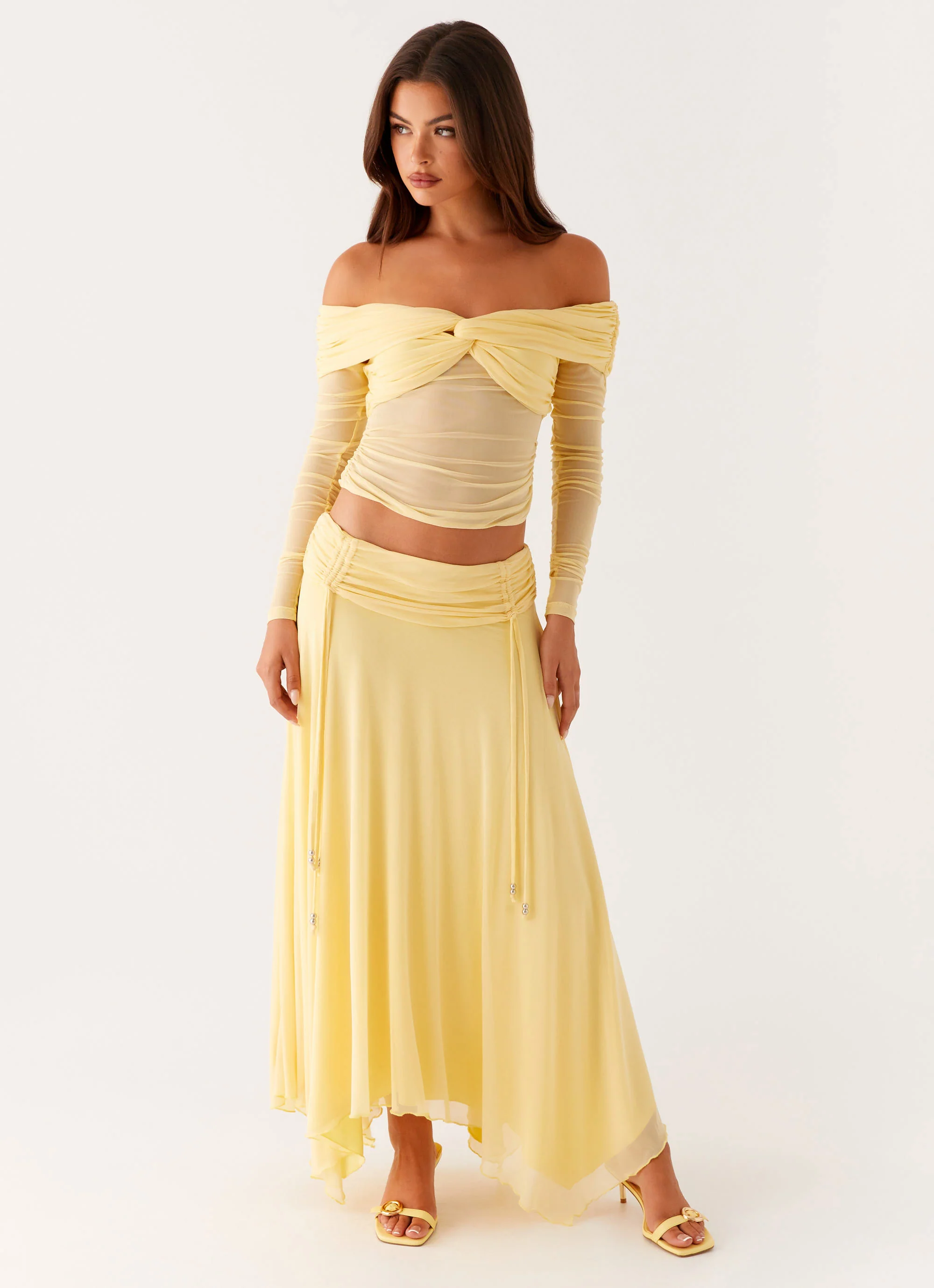 Kirrabilli Midi Skirt - Yellow - Image 9