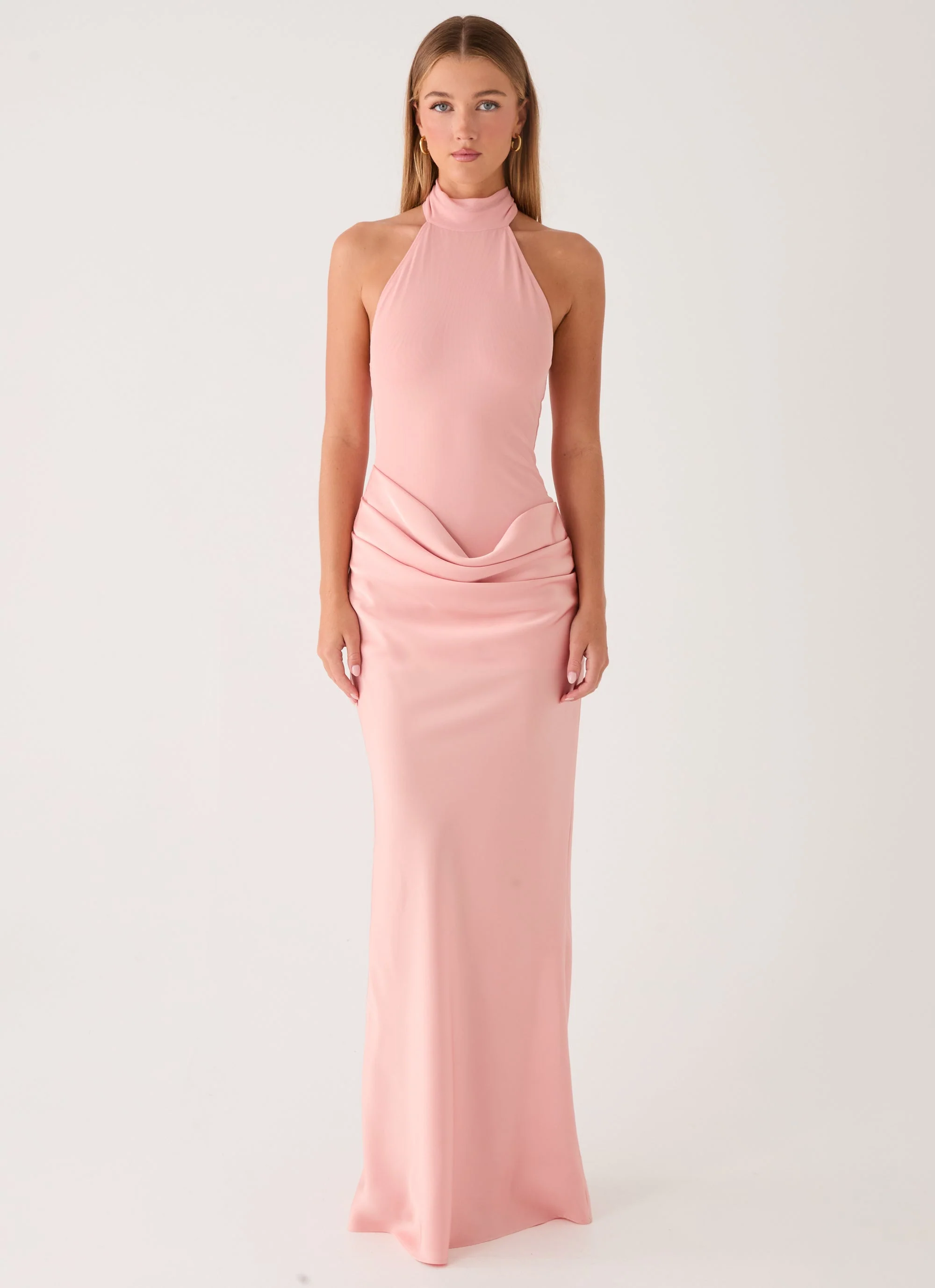 Kiyah Maxi Dress - Peach - Image 9