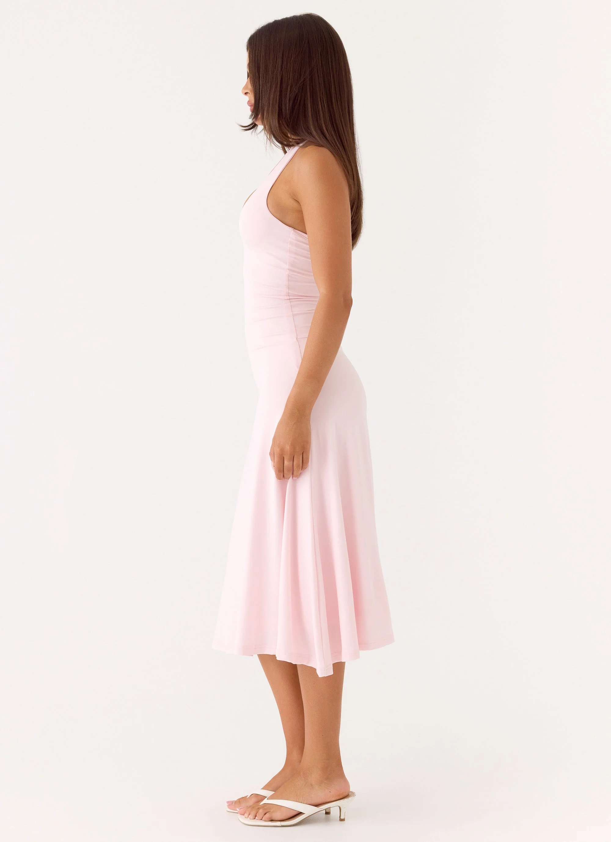 Klyne Midi Dress - Pink - Image 2