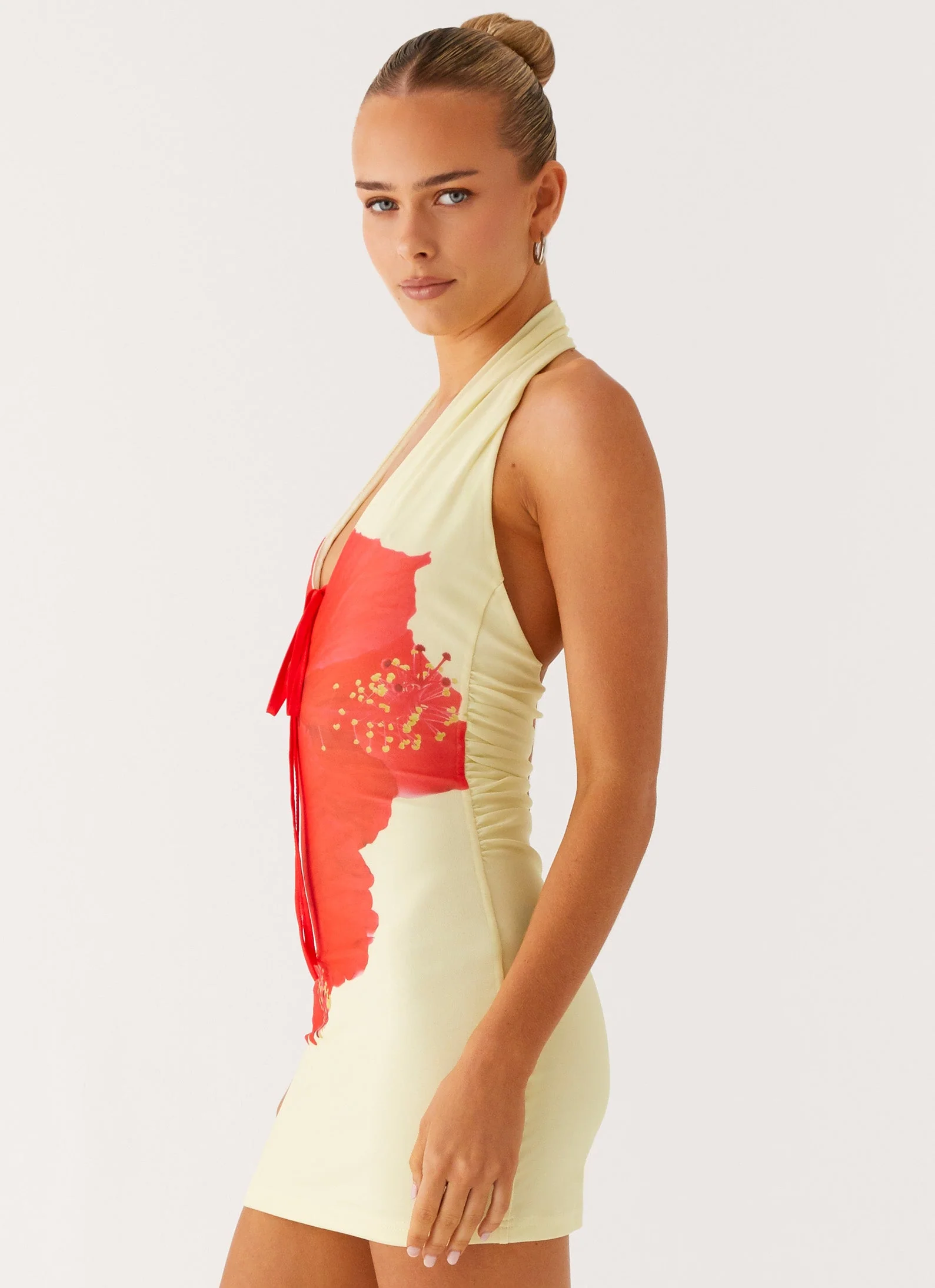 Know You Better Mini Dress - Scarlet Floral - Image 2