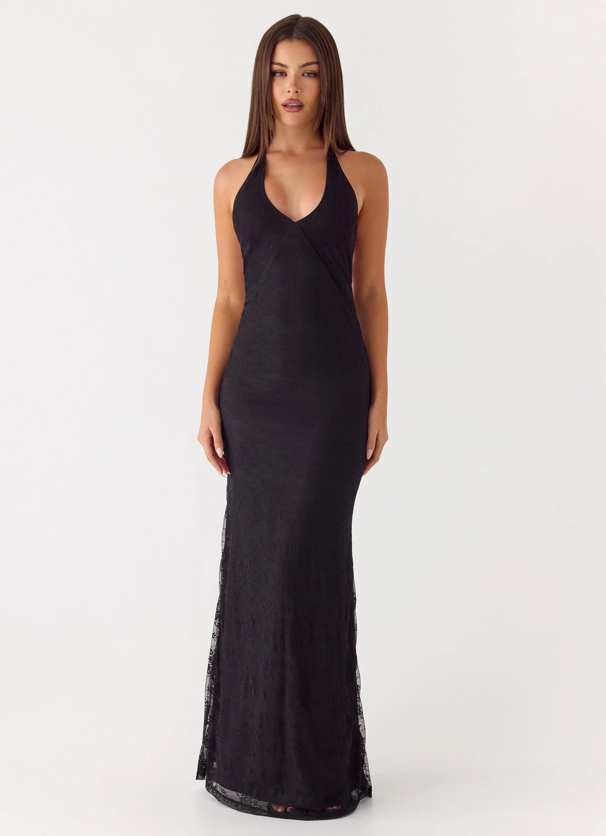 Knowles Lace Maxi Dress - Black - Image 4