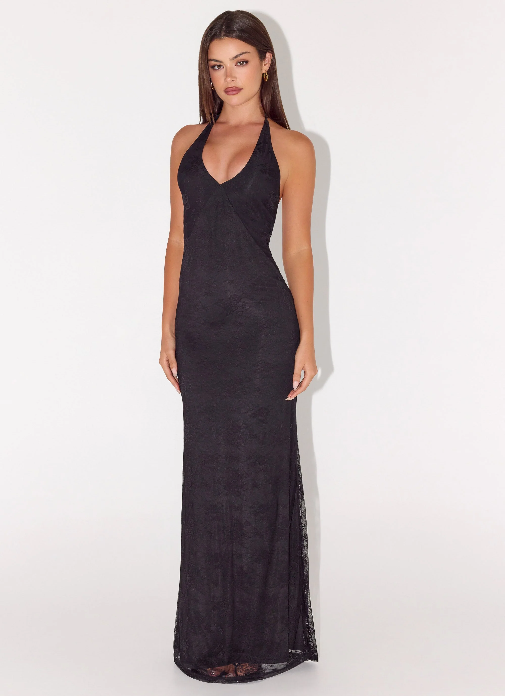Knowles Lace Maxi Dress - Black - Image 5