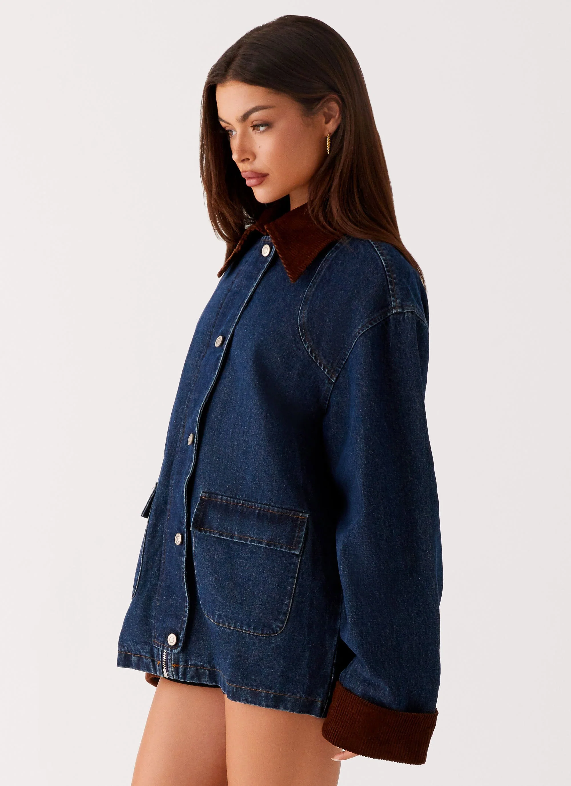 Koda Denim Jacket - Indigo - Image 3