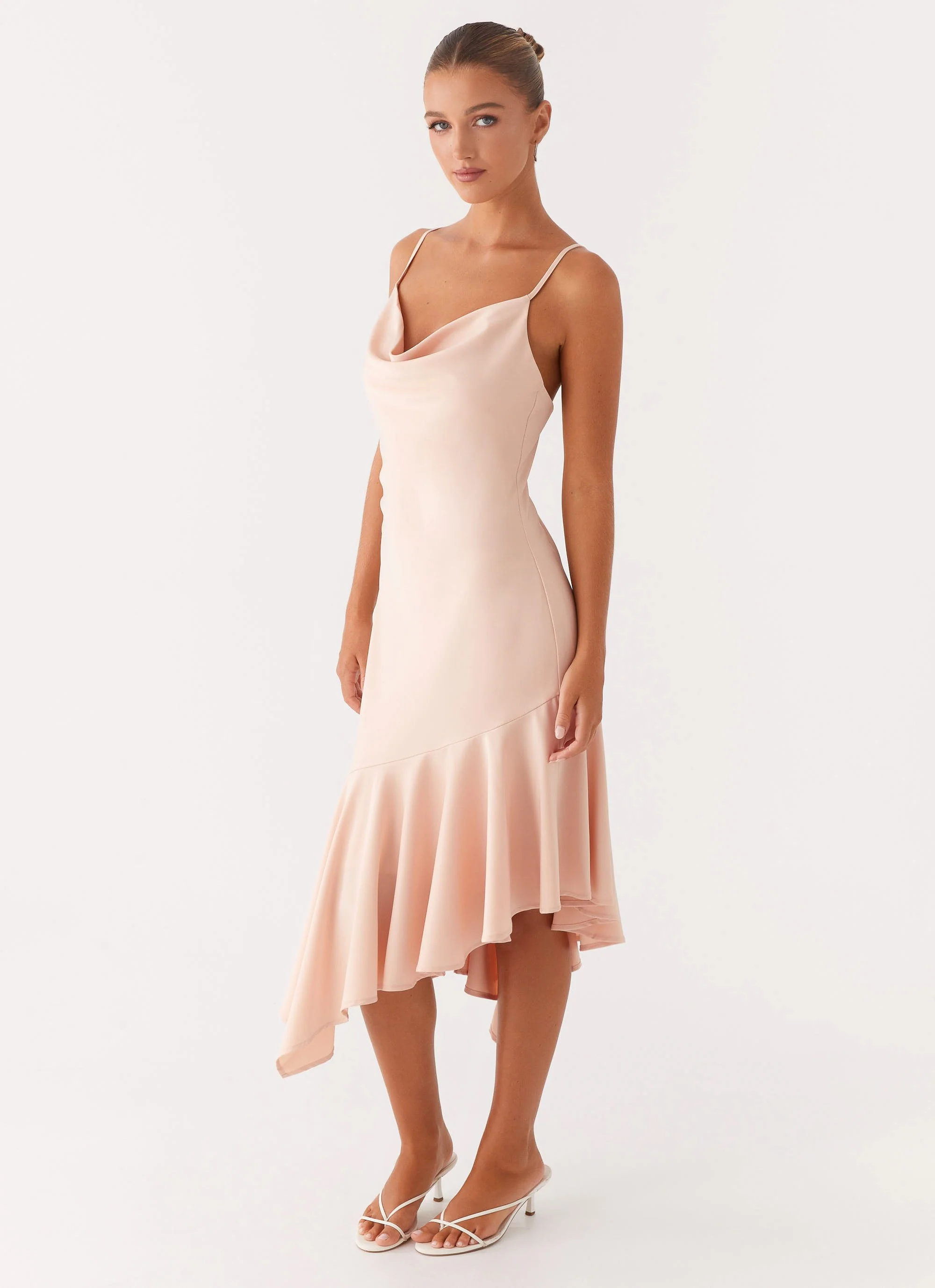 Korby Midi Dress - Pink - Image 5