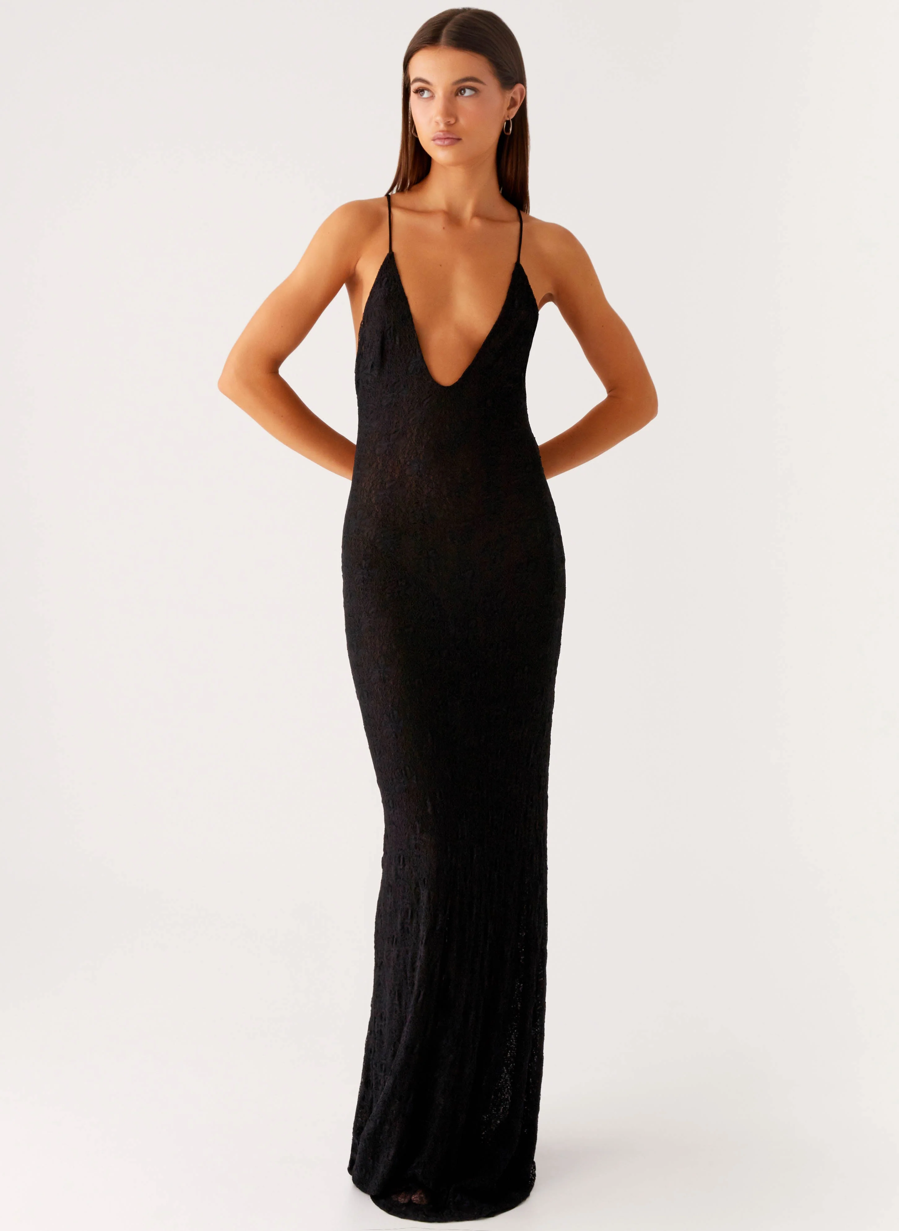 Kylia Maxi Dress - Black - Image 5