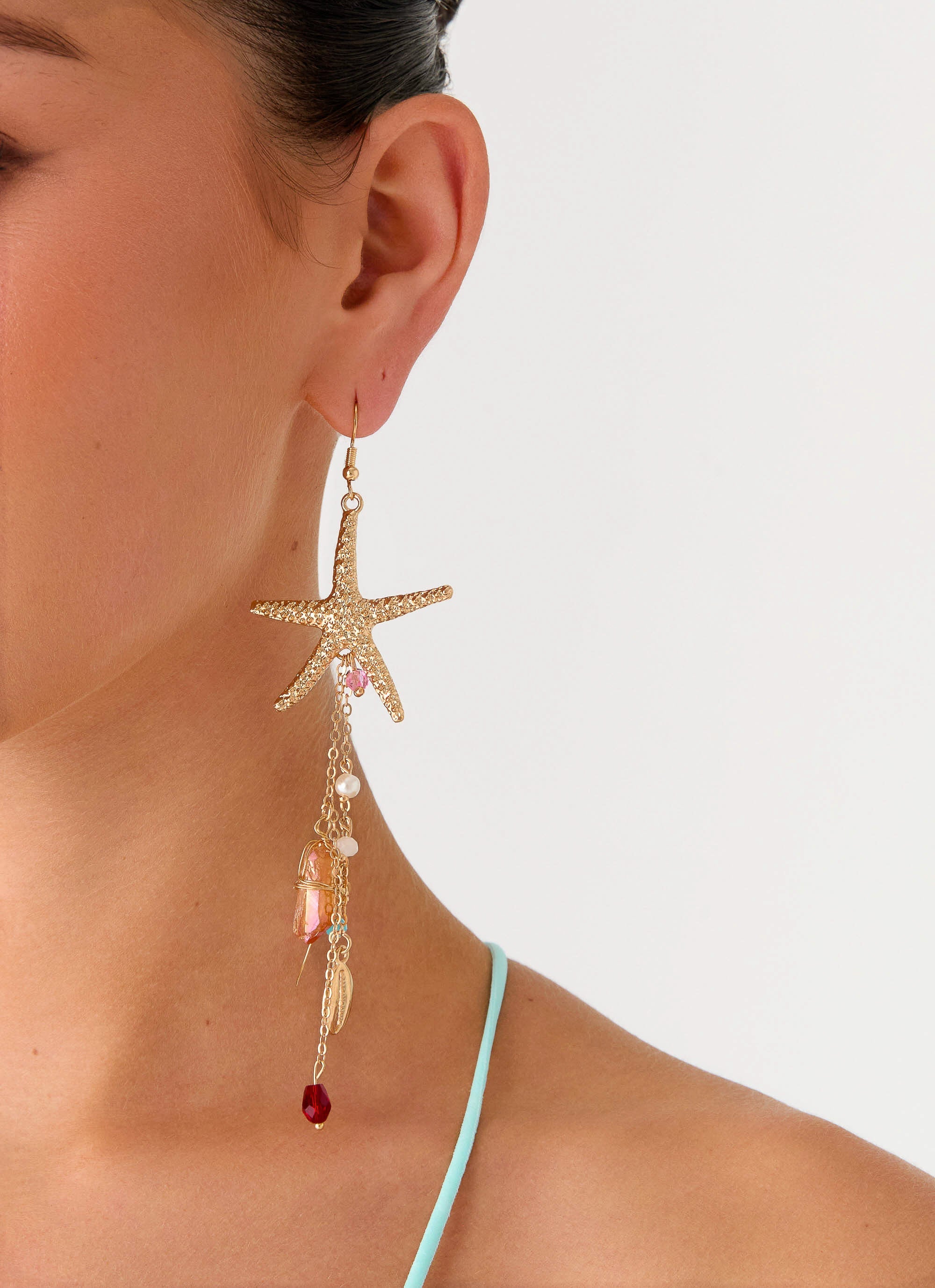 Laguna Love Earrings - Gold - Image 2