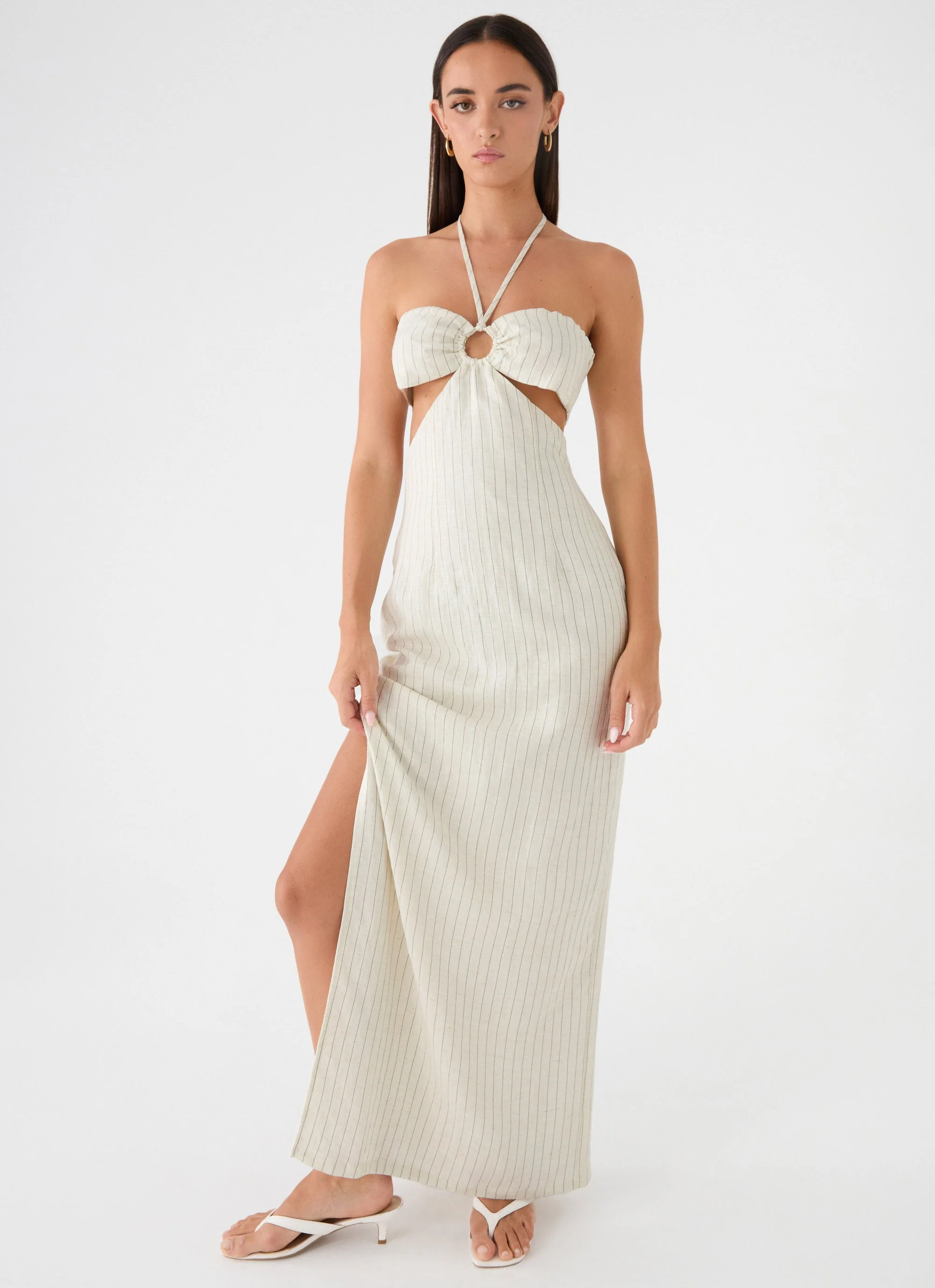 Laid Bare Maxi Dress - Desert Stripe - Image 4