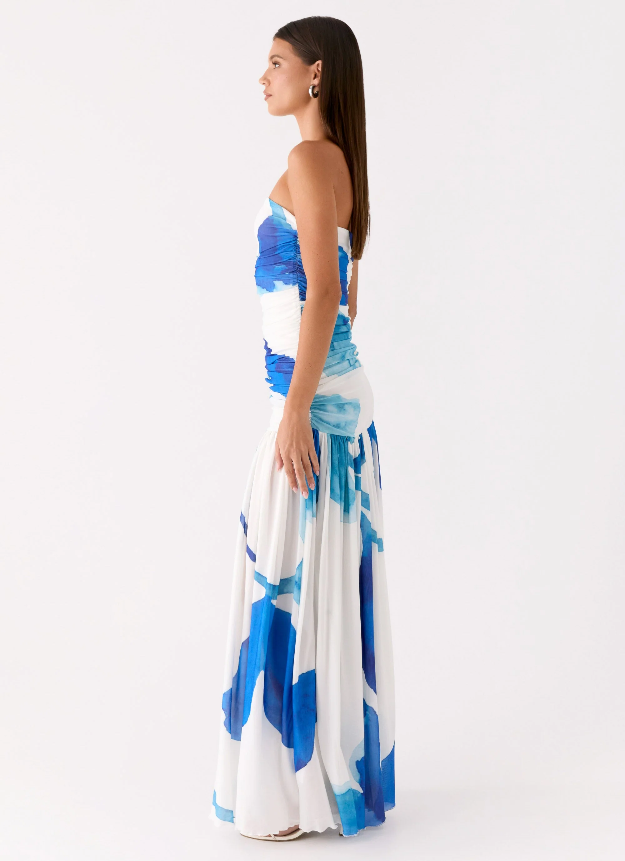 Laidee Maxi Dress - Cerulean Bloom - Image 2