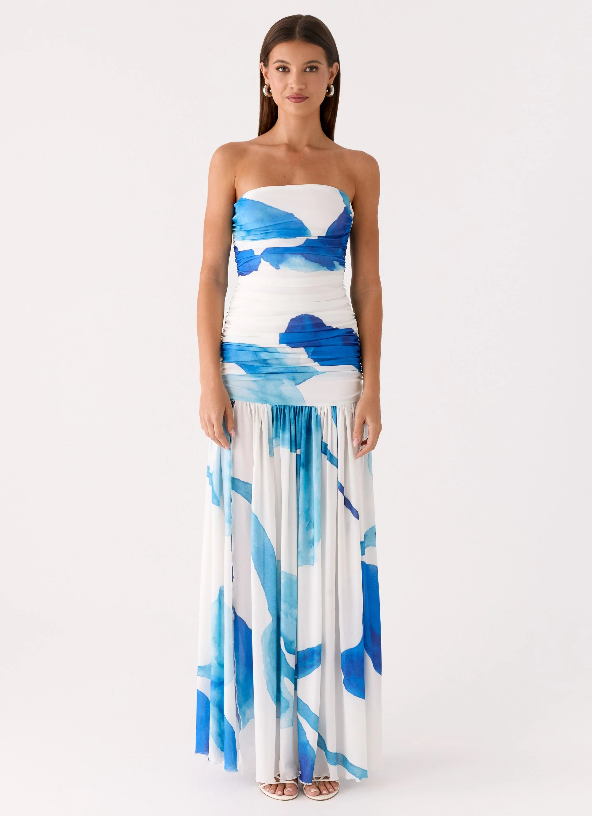 Laidee Maxi Dress - Cerulean Bloom - Image 4