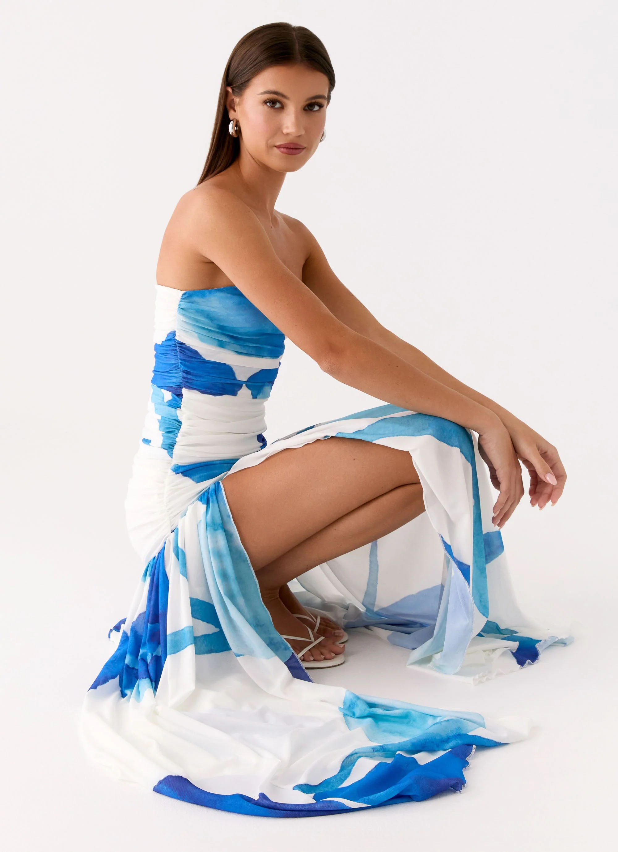 Laidee Maxi Dress - Cerulean Bloom - Image 6