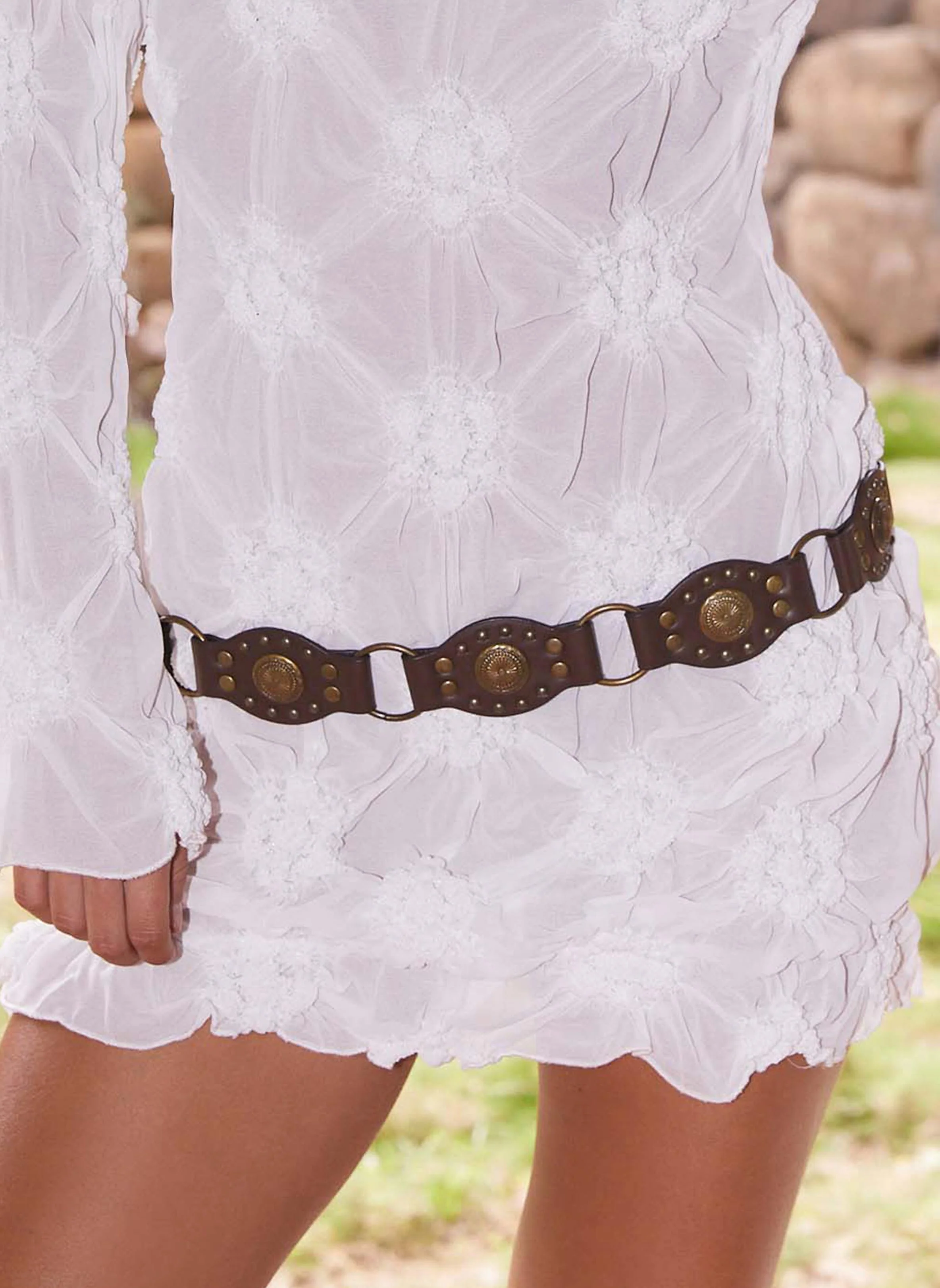 Laina Ring Belt - Brown - Image 2