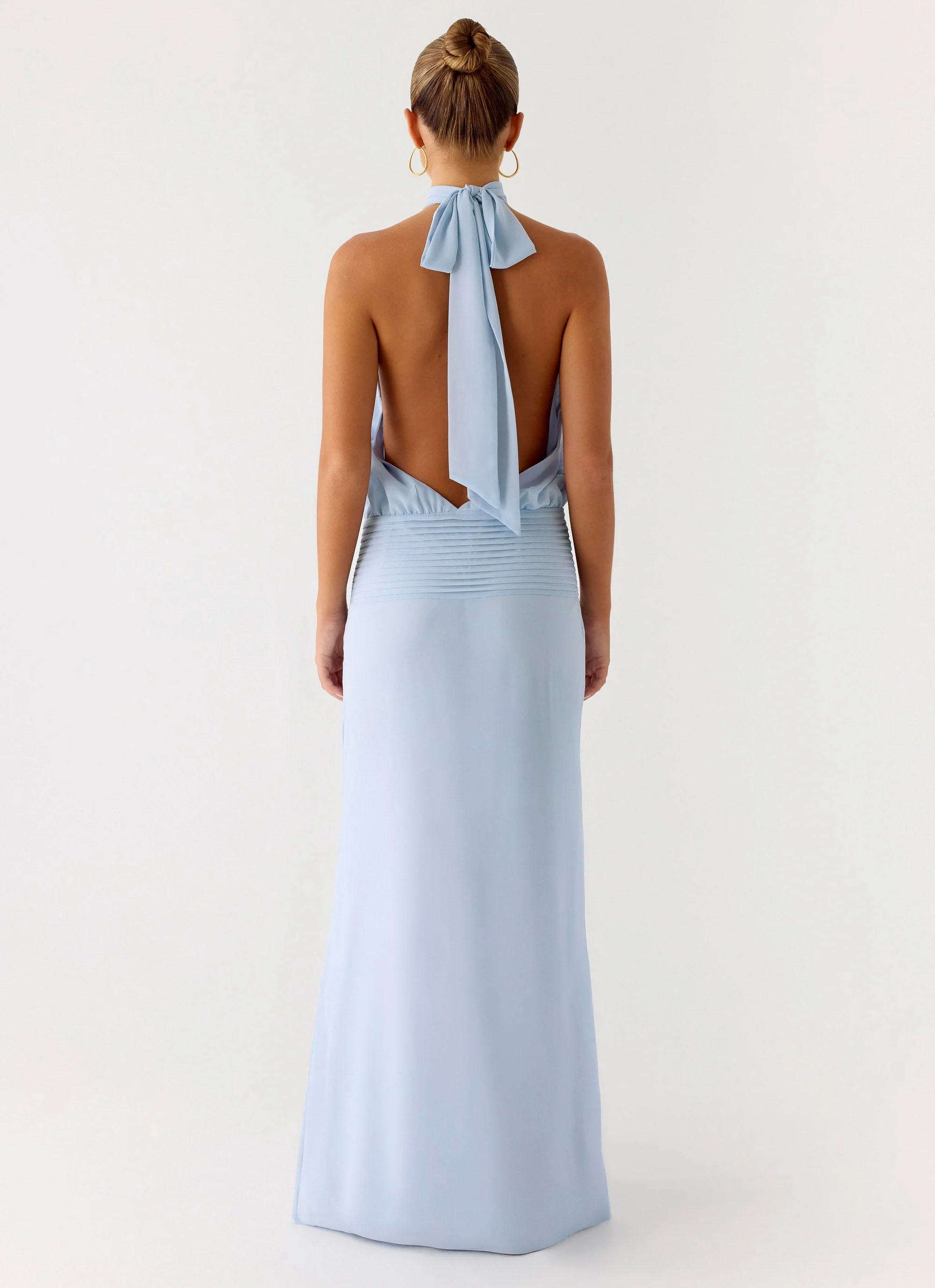 Lalia Maxi Dress - Pale Blue - Image 7