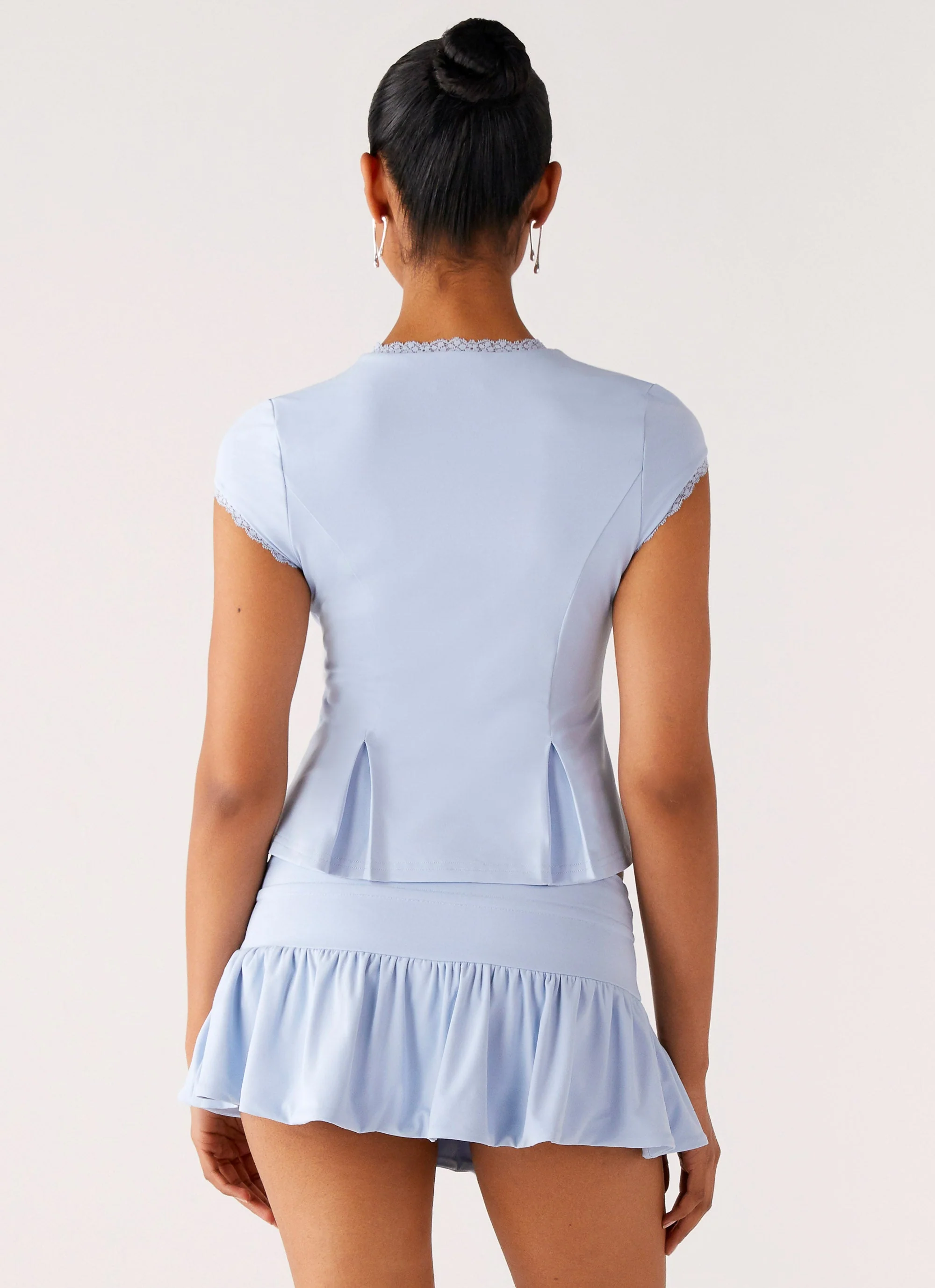 Landon Mini Skort - Blue - Image 3
