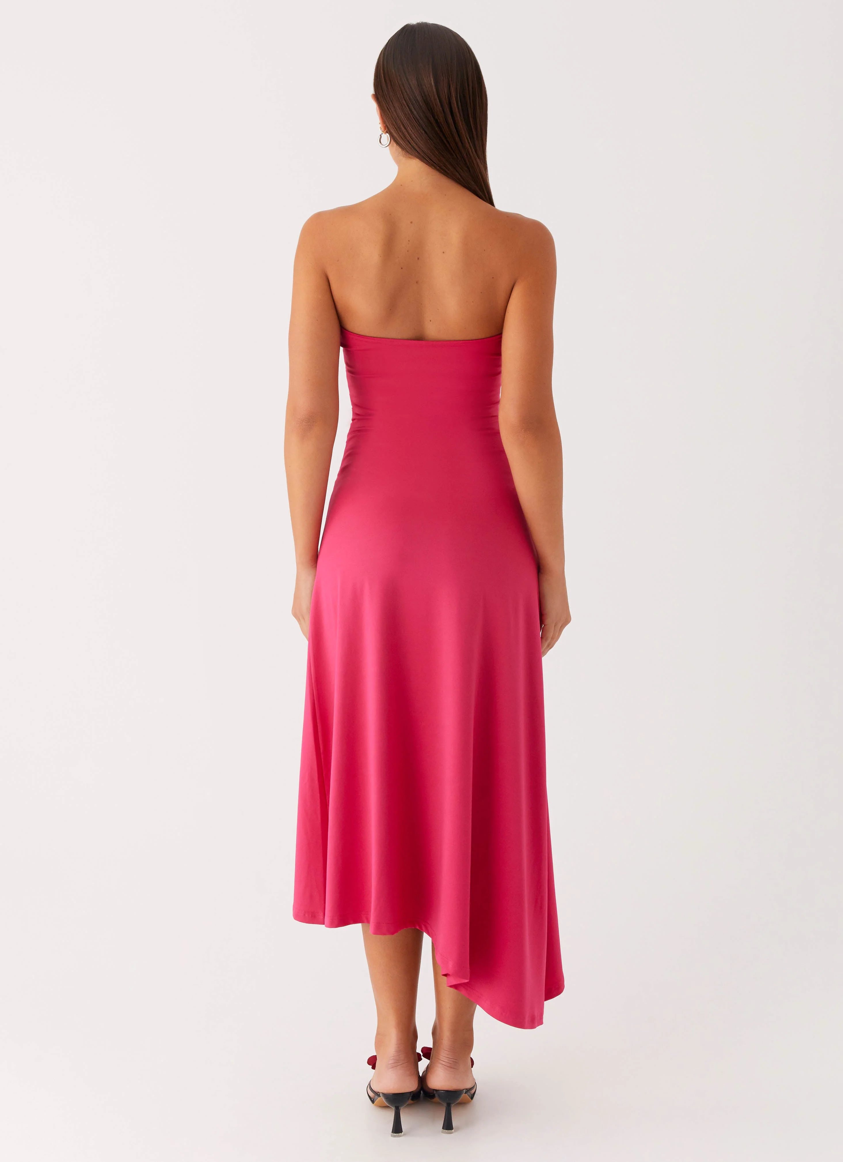 Laoise Midi Dress - Hot Pink - Image 3