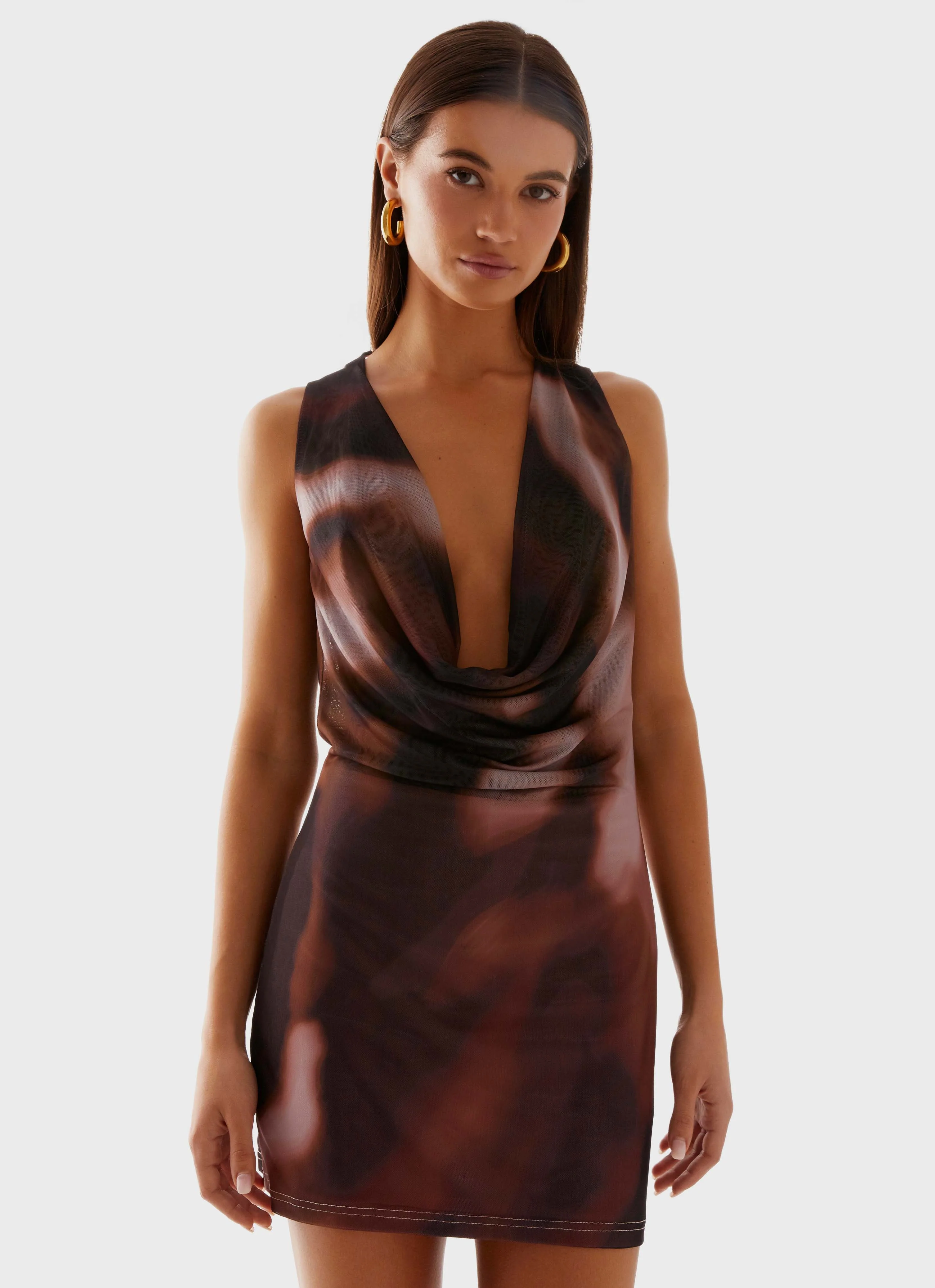 Larson Mini Dress - Black Gradient - Image 6